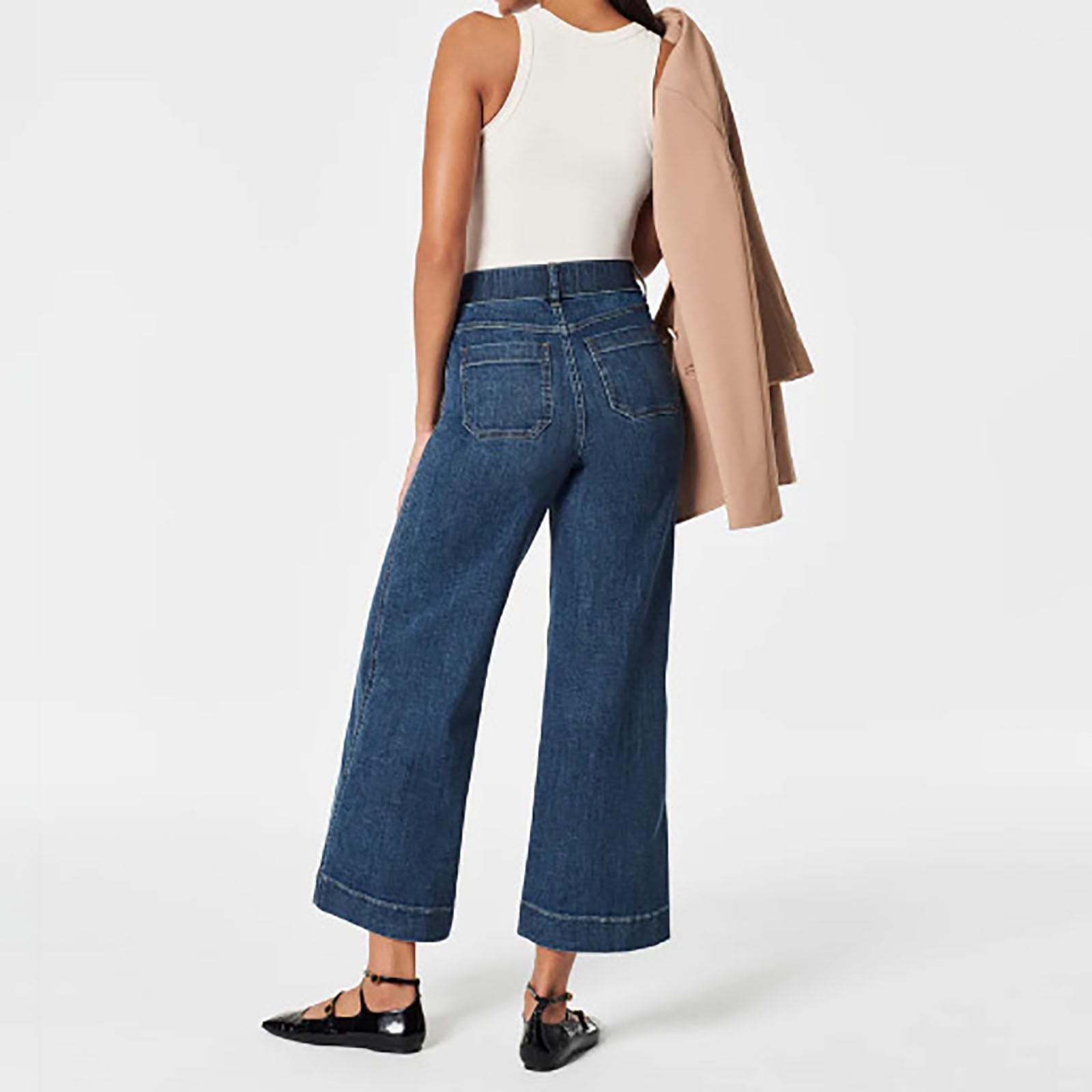 Best Wide Leg Jeans for Women - High Waisted Cropped Wide-Leg Denim Pants with Tummy Control | Comfortable & Stylish for Casual Wear, Office Outfits and Weekend Looks
