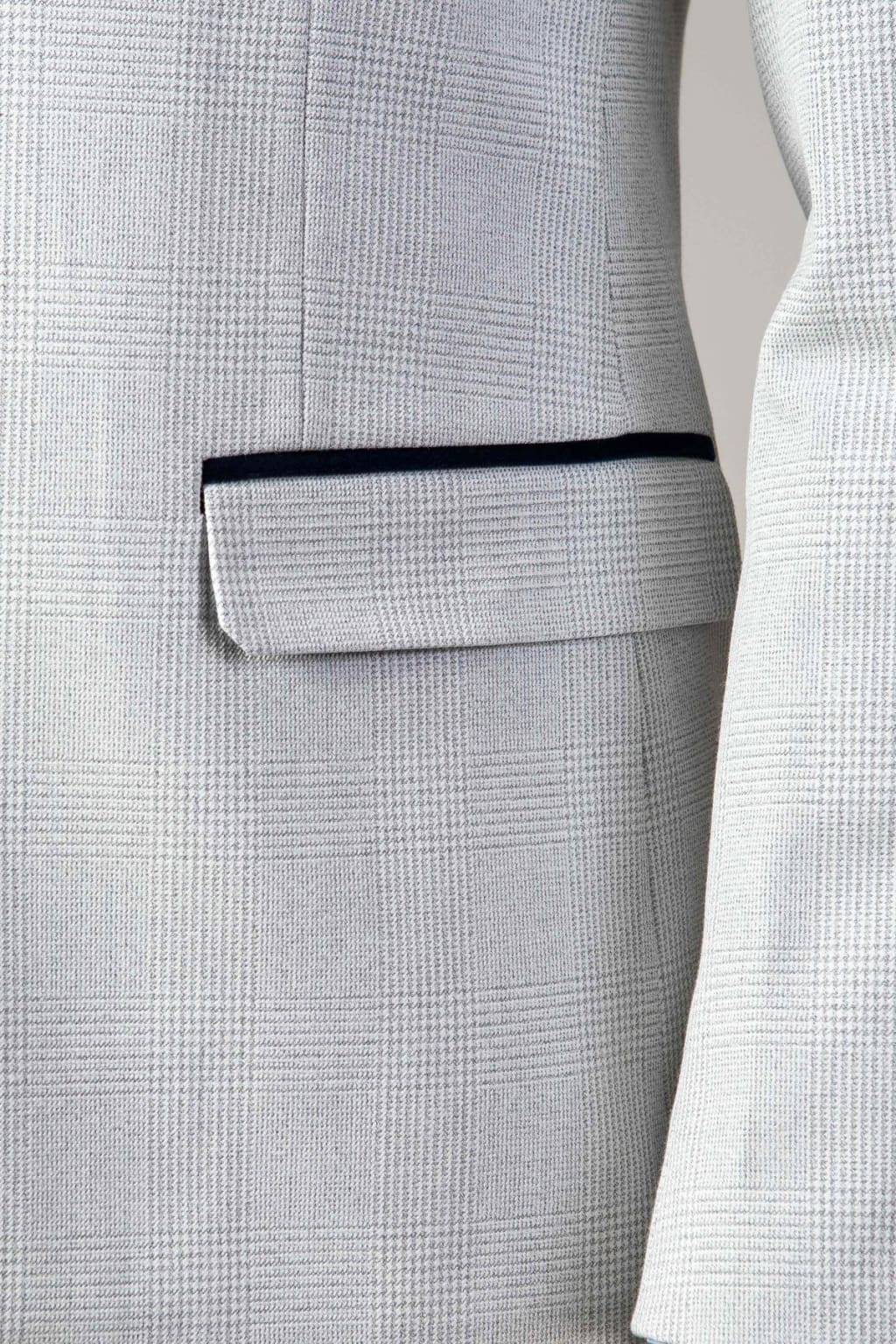 Marc Darcy Bromley Grey Stone Check 3 Piece Suit for Men | Premium Wool Blend Business Suit | Perfect for Weddings, Office & Formal Events