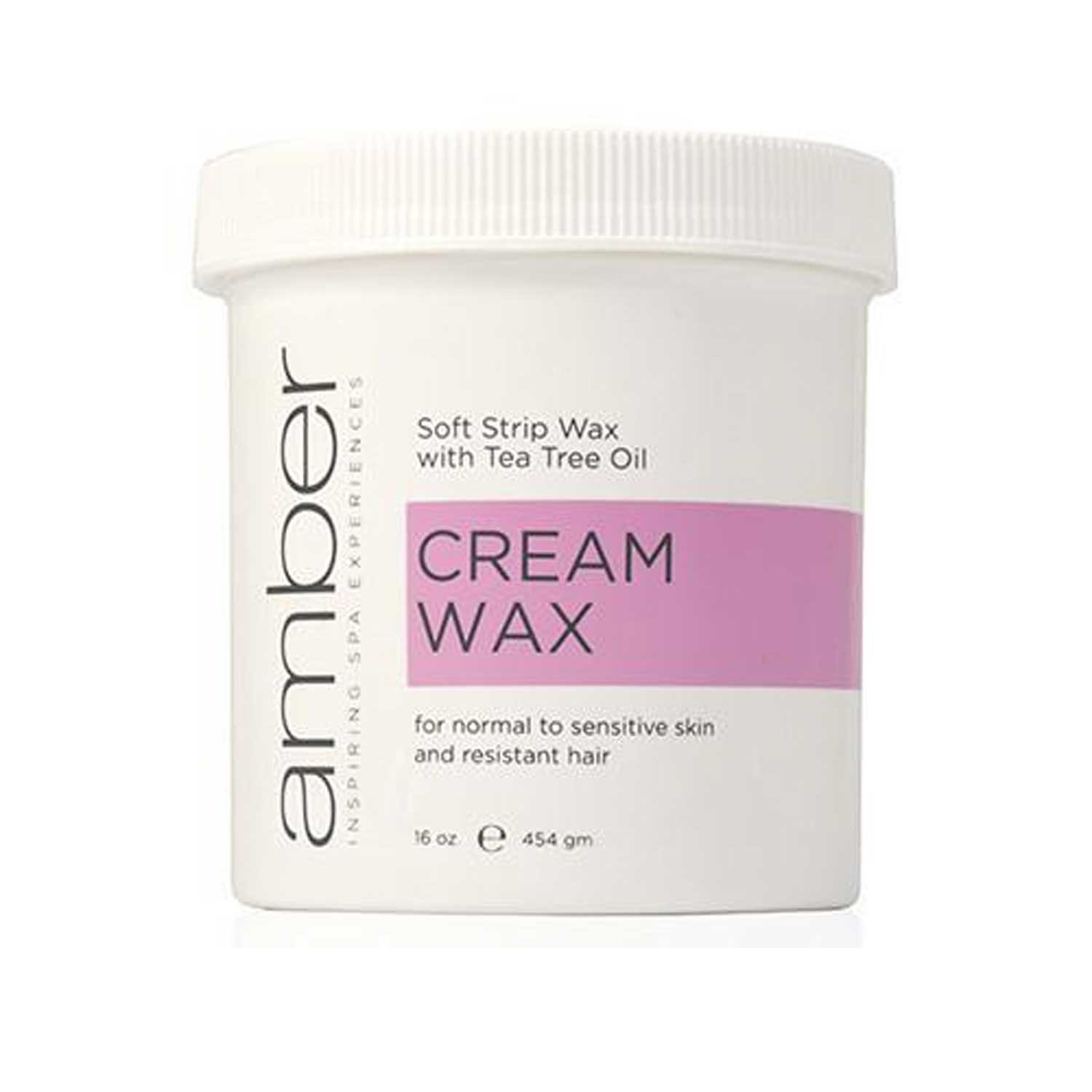 Amber Depilatory Wax & Hair Removal Cream - Smooth Skin for Legs, Bikini & Face - At-Home Waxing Kit for Women & Men