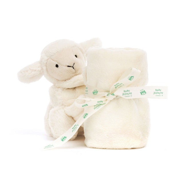 Jellycat Bashful Lamb Soother - Ultra Soft Plush Stuffed Animal for Babies & Kids | Perfect for Cuddling, Nursery Decor, and Comforting Gifts
