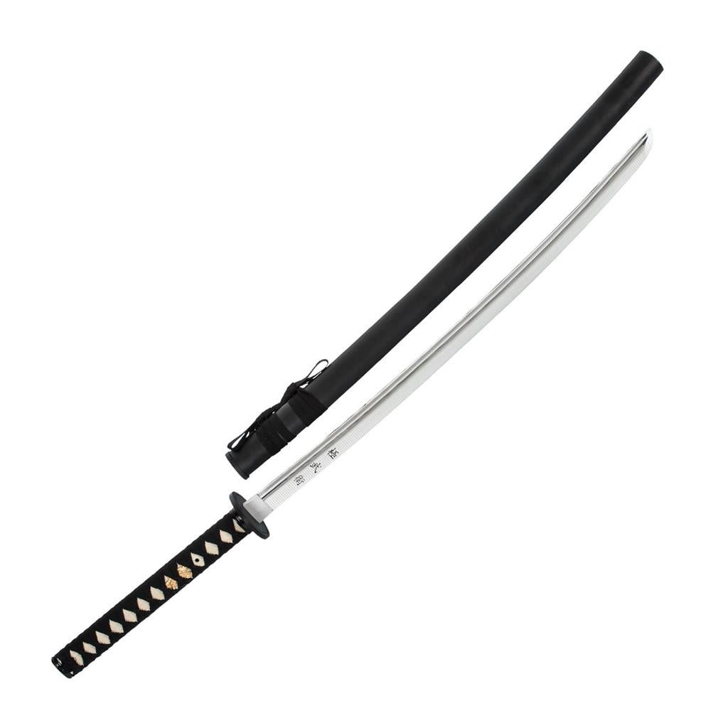 Authentic Traditional Curved Sword - Handcrafted Damascus Steel Blade - Perfect for Cosplay, Martial Arts & Home Decor
