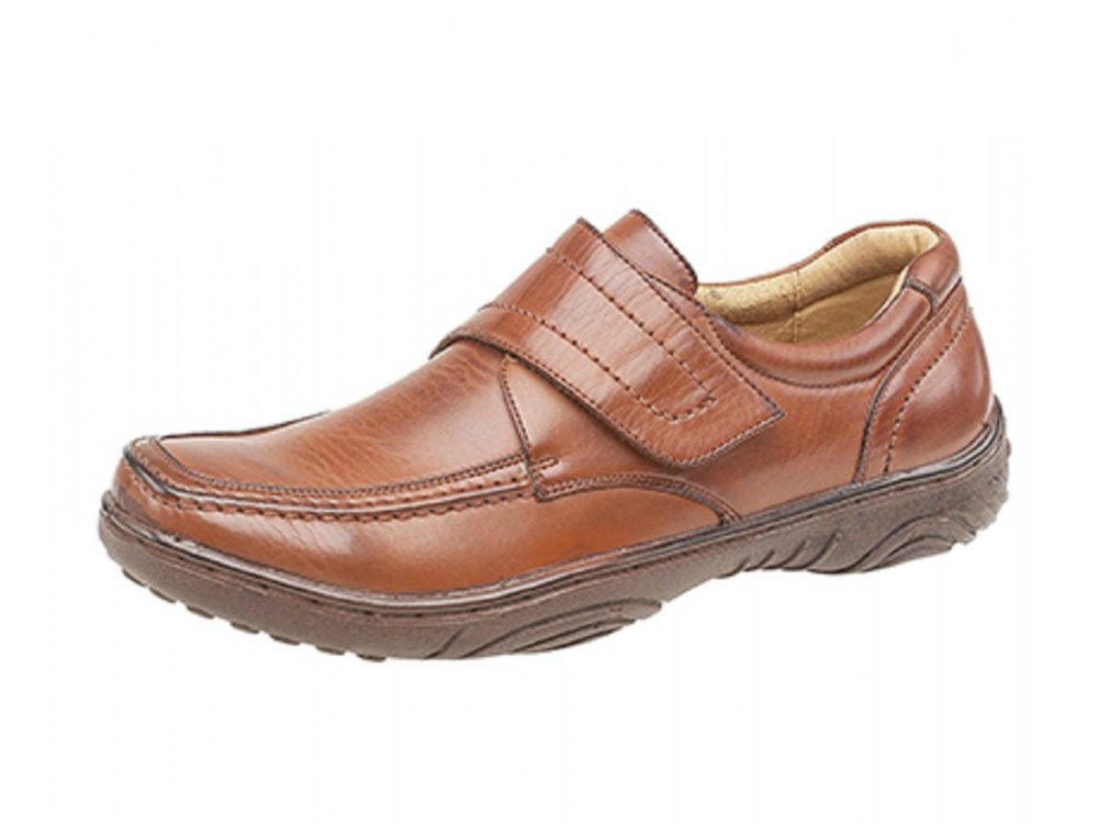 Men's Slip-On Casual Shoes with Touch Fastening - Comfortable & Lightweight for Walking, Travel, and Everyday Wear