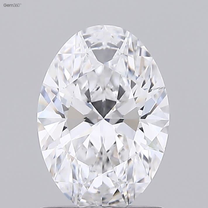 1.03 Carat Lab Grown Oval Diamond - D Color VVS1 Clarity with GIA Certificate for Engagement Rings & Fine Jewelry