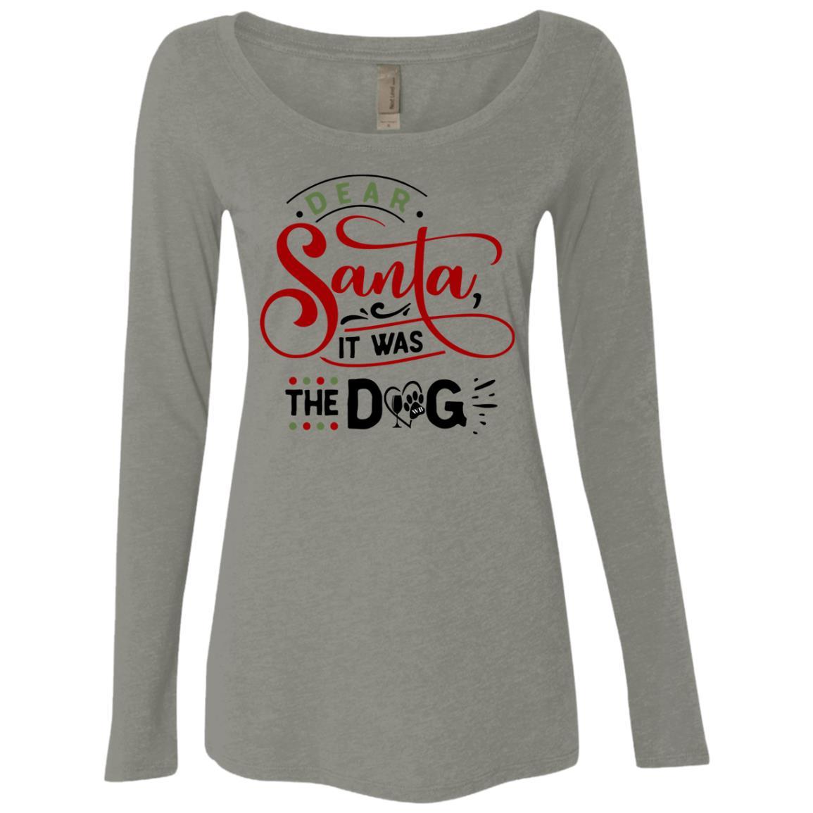 WineyBitches.Co Women's Long Sleeve Scoop Neck Tri-Blend T-Shirt - Soft & Comfortable for Casual Wear, Lounge & Everyday Outfits