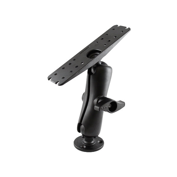 RAM D Size Ball Mount with Round Plate Medium Length (RAM D 111U) - Heavy Duty Trailer Hitch for Trucks, SUVs & RVs - Perfect for Towing Boat Trailers, Campers & Utility Trailers