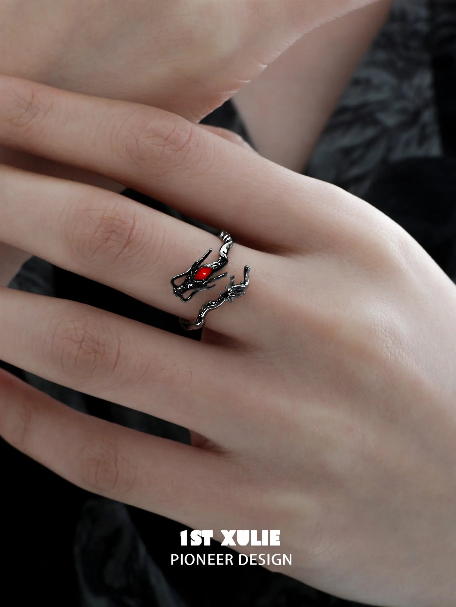 Sterling Silver Opal Crystal Open End Ring - S925 Real Silver Adjustable Stackable Ring for Women - Perfect for Everyday Wear, Gifts & Boho Jewelry Collection