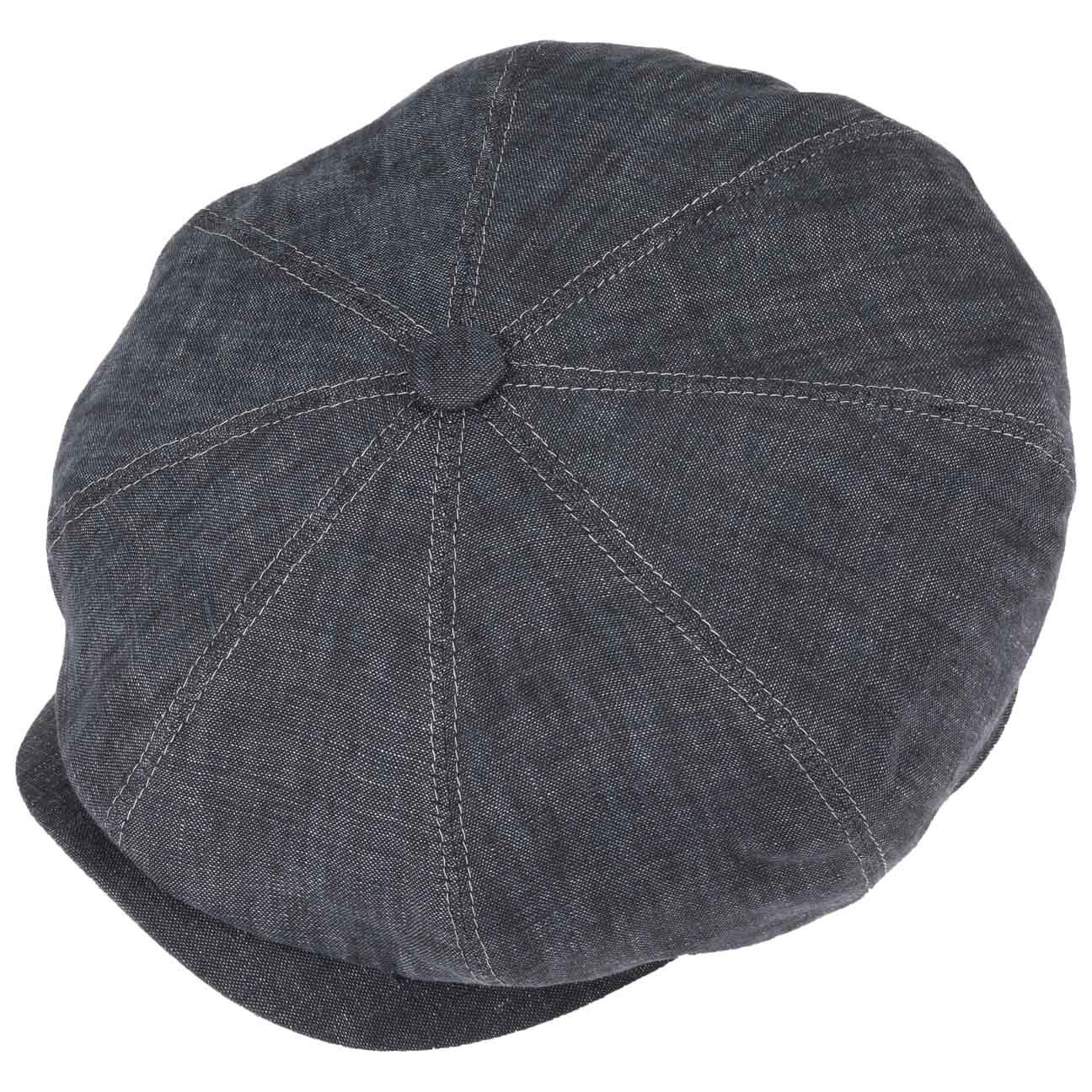 Stetson Hatteras Linen Newsboy Cap for Women & Men - Breathable Summer Hat Made in EU | Casual Outfit Accessory for Beach, Travel & Outdoor Activities