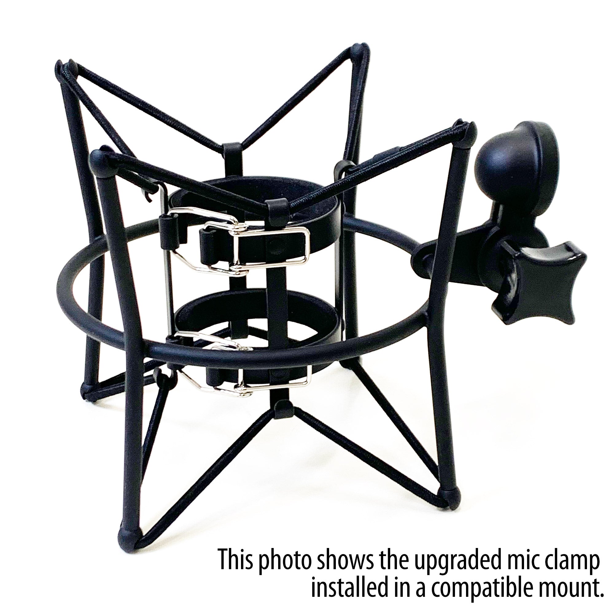 Upgraded Microphone Clamp for Tube Mics - Shock Mount with Secure Grip - Perfect for Studio Recording, Podcasting & Live Streaming