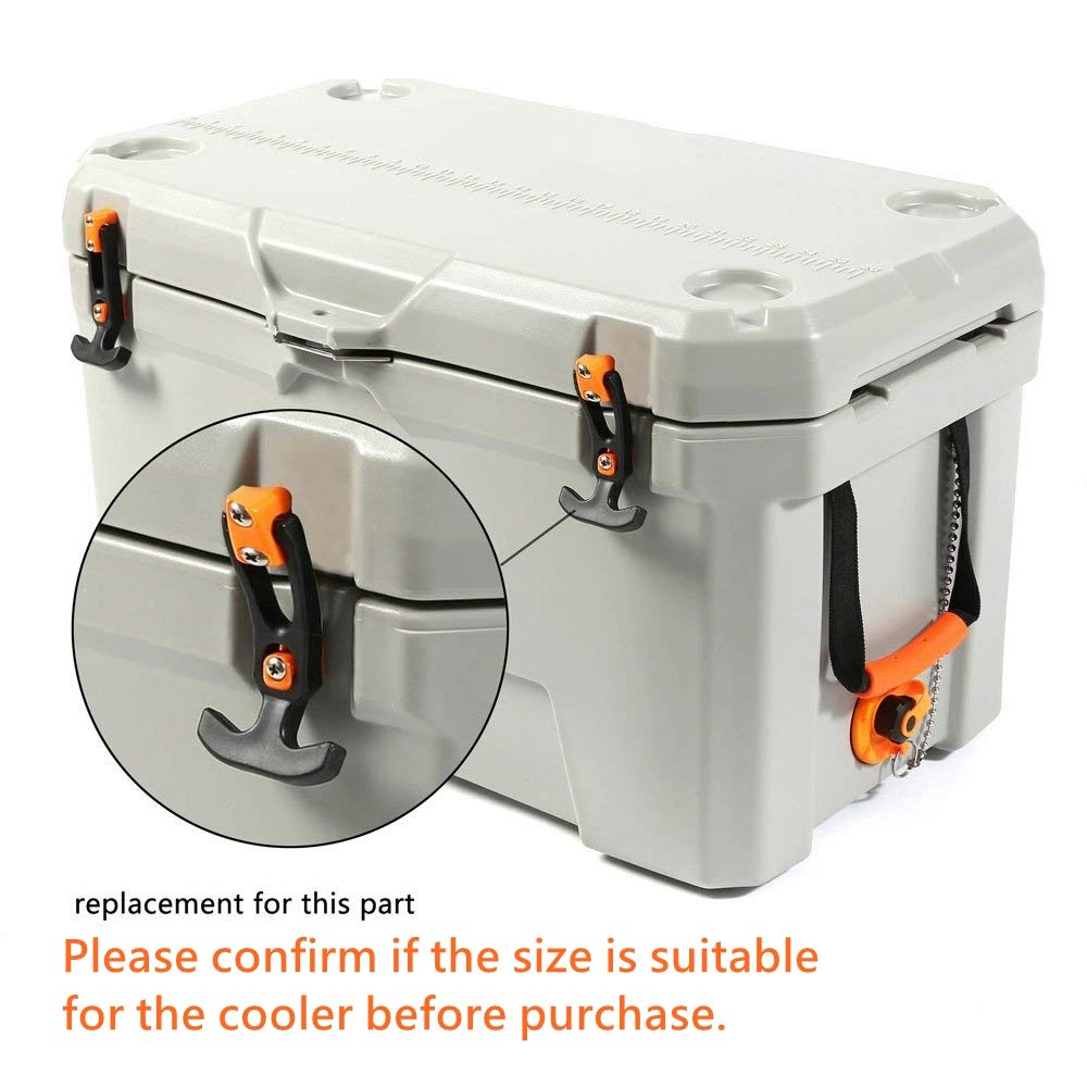Durable Cooler Latch Replacement Parts - Heavy Duty Lid Latches for Yeti, RTIC, Engel & More Coolers - Perfect for Camping, Fishing, Outdoor Adventures