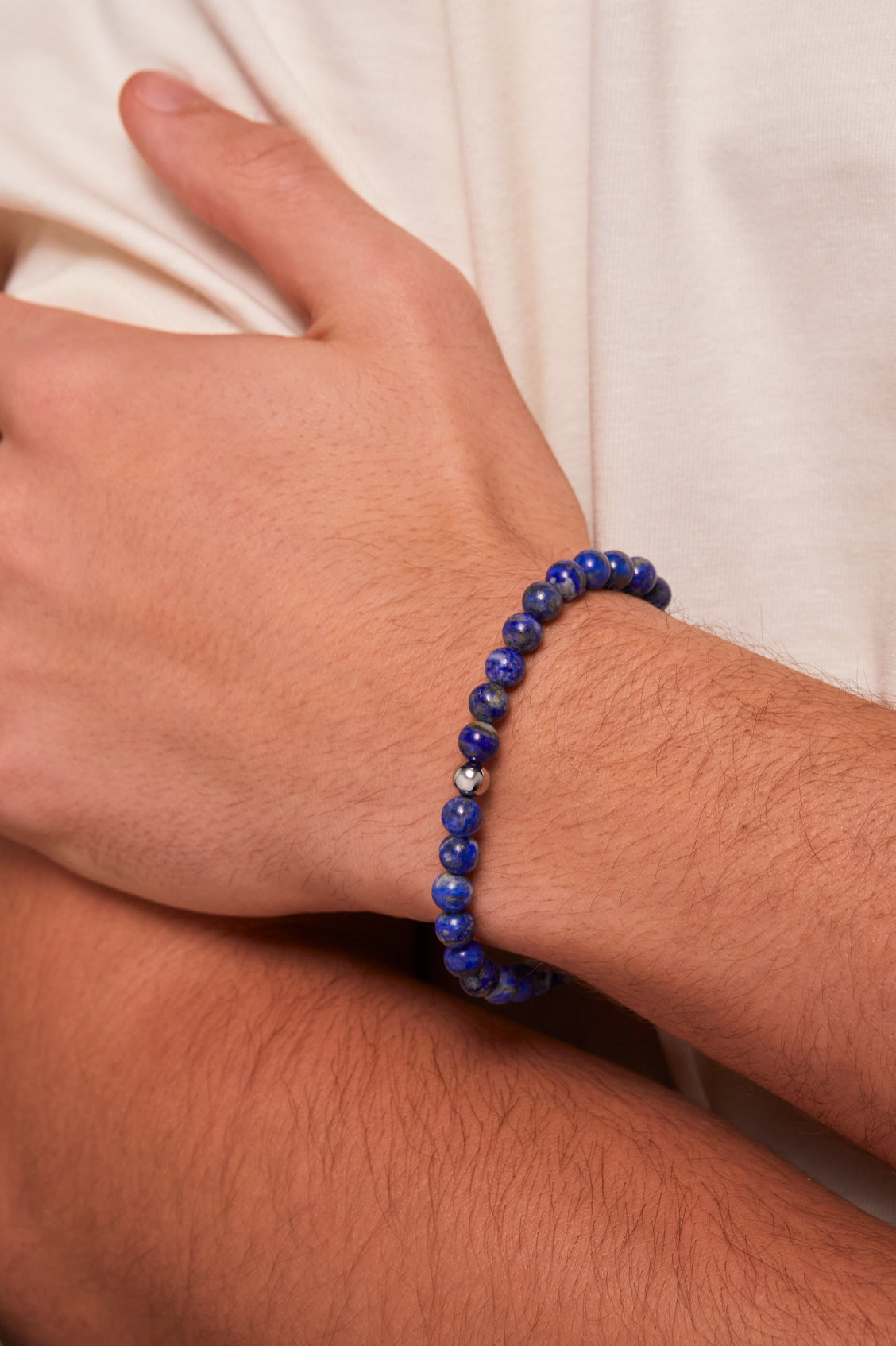 Men's Natural Gemstone Beaded Bracelet - Healing Crystal Energy Jewelry for Meditation, Yoga & Spiritual Wellness