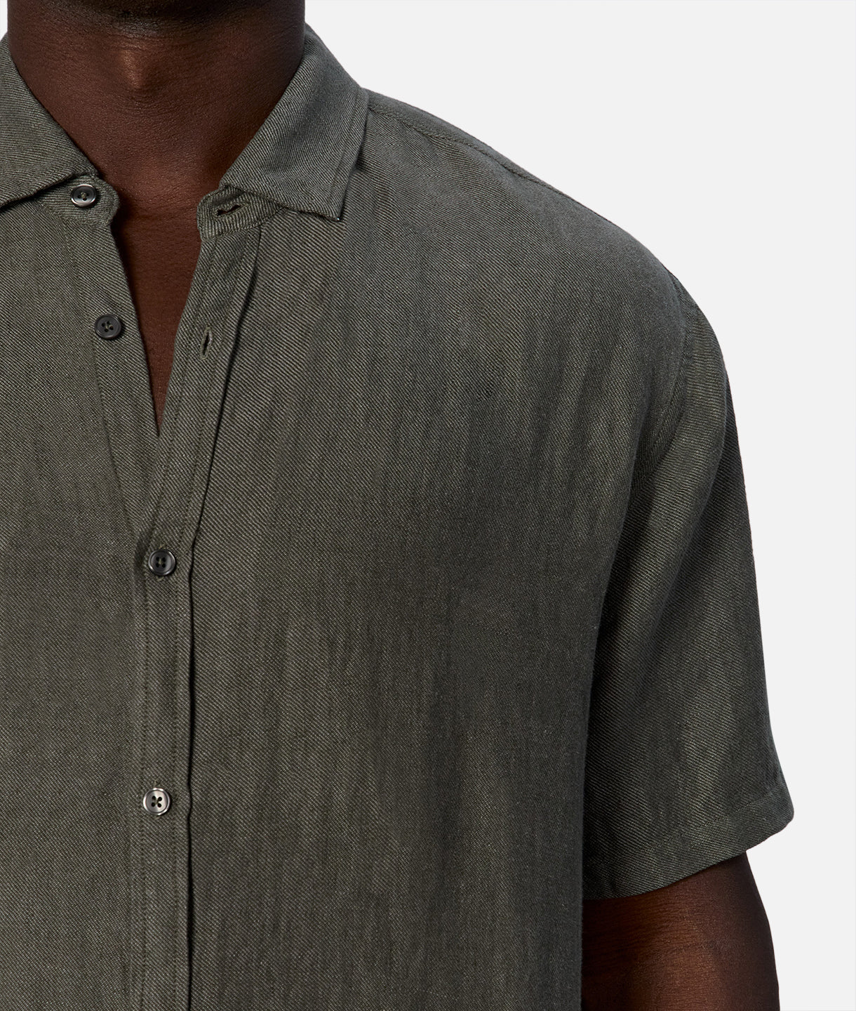 Trinidad Linen Blend Short Sleeve Shirt - Breathable & Stylish Men's Casual Top for Summer | Perfect for Beach Outings, Weekend Brunch & Office Casual Fridays