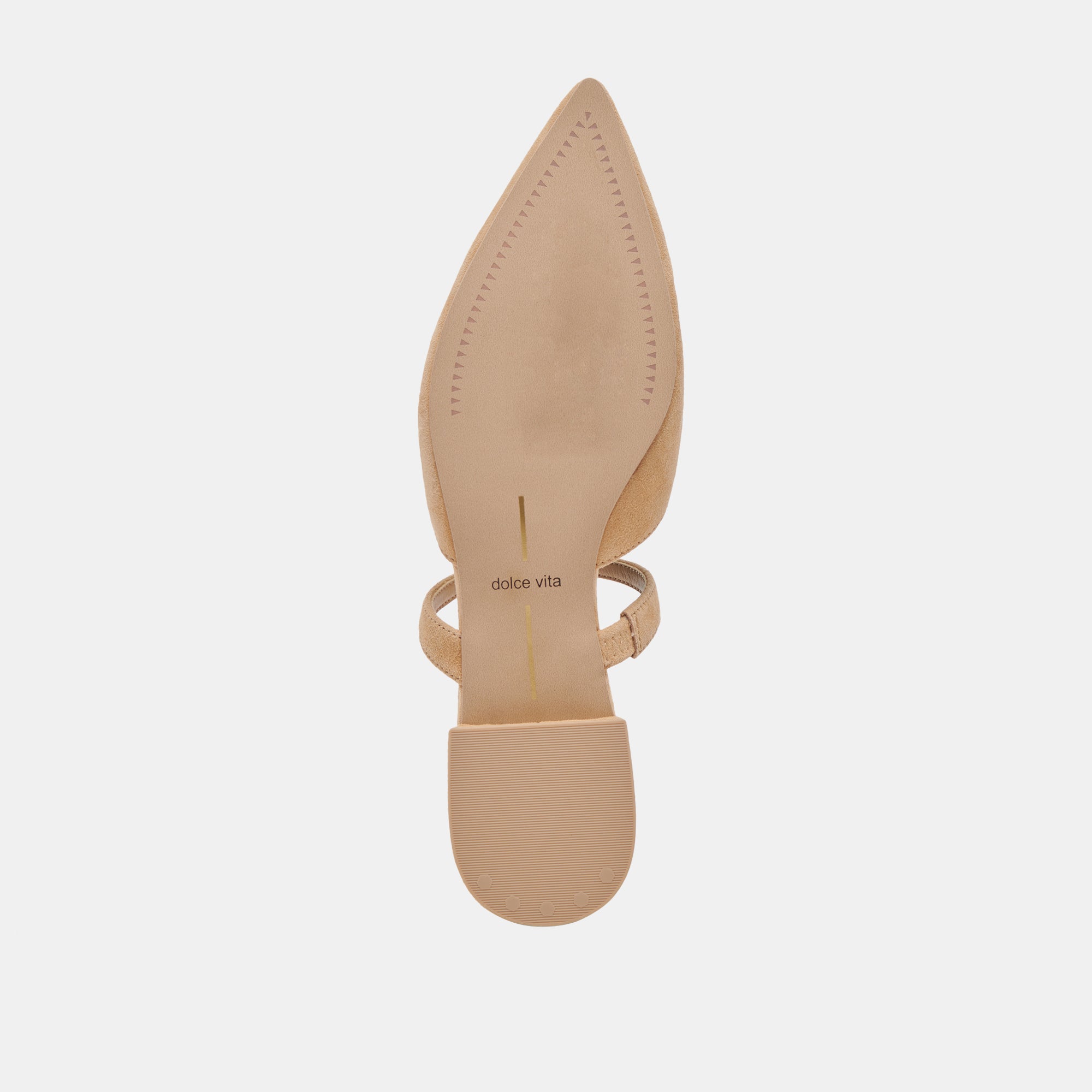 KANIKA Women's Tan Suede Flats - Comfortable Casual Shoes for Work, Office, and Everyday Wear