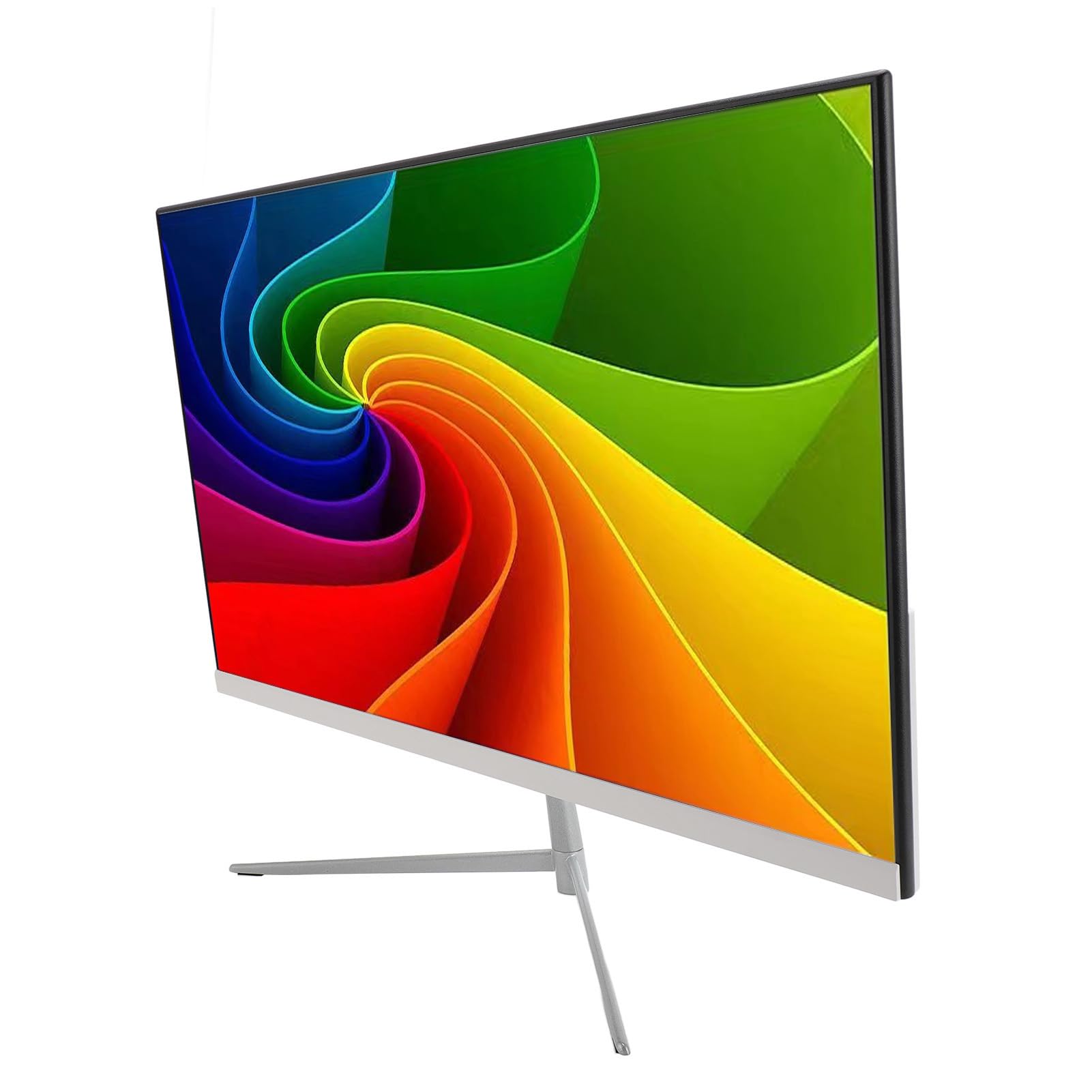 Jectse 24 Inch Gaming Monitor - 75Hz Refresh Rate, 1ms Response Time, IPS FHD 1080p Display - Easy Setup for PC & Laptop Gaming, Streaming & Webinars