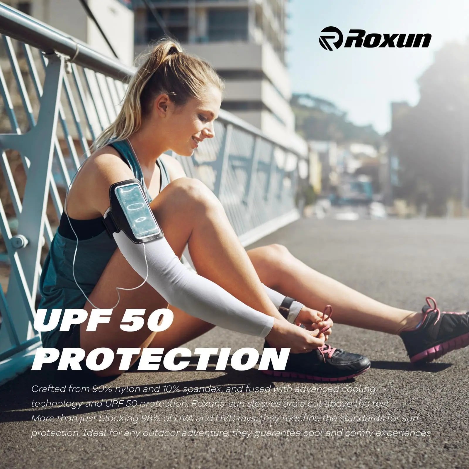 UV Protection Sports Arm Sleeves - Cooling & Breathable Sun Sleeves for Running, Cycling, Hiking & Outdoor Activities | UPF 50+ Sun Protection for Men & Women