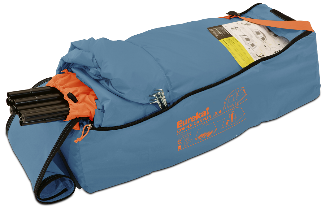 Eureka Copper Canyon LX 4-Person Camping Tent - Lightweight, Spacious & Weatherproof for Outdoor Adventures, Hiking & Family Camping Trips