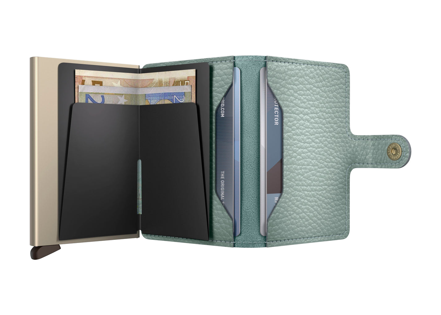 SECRID Miniwallet Pebble - Compact RFID Blocking Wallet for Men & Women | Perfect for Travel, Everyday Use & Minimalist Lifestyle