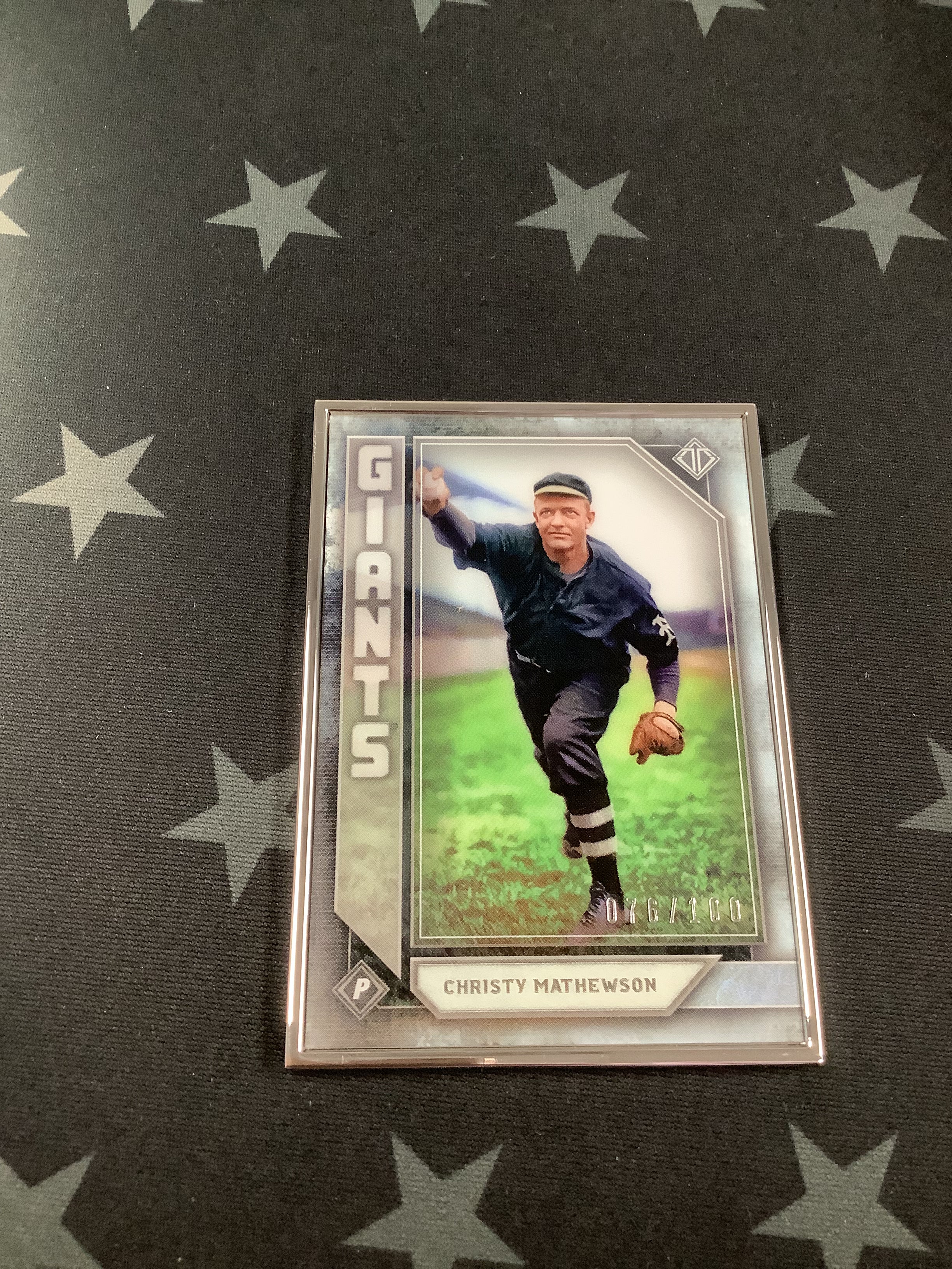 2019 Christy Mathewson Transcendent Collection Baseball Card #11/100 - Rare Vintage Sports Memorabilia for Collectors & Fans