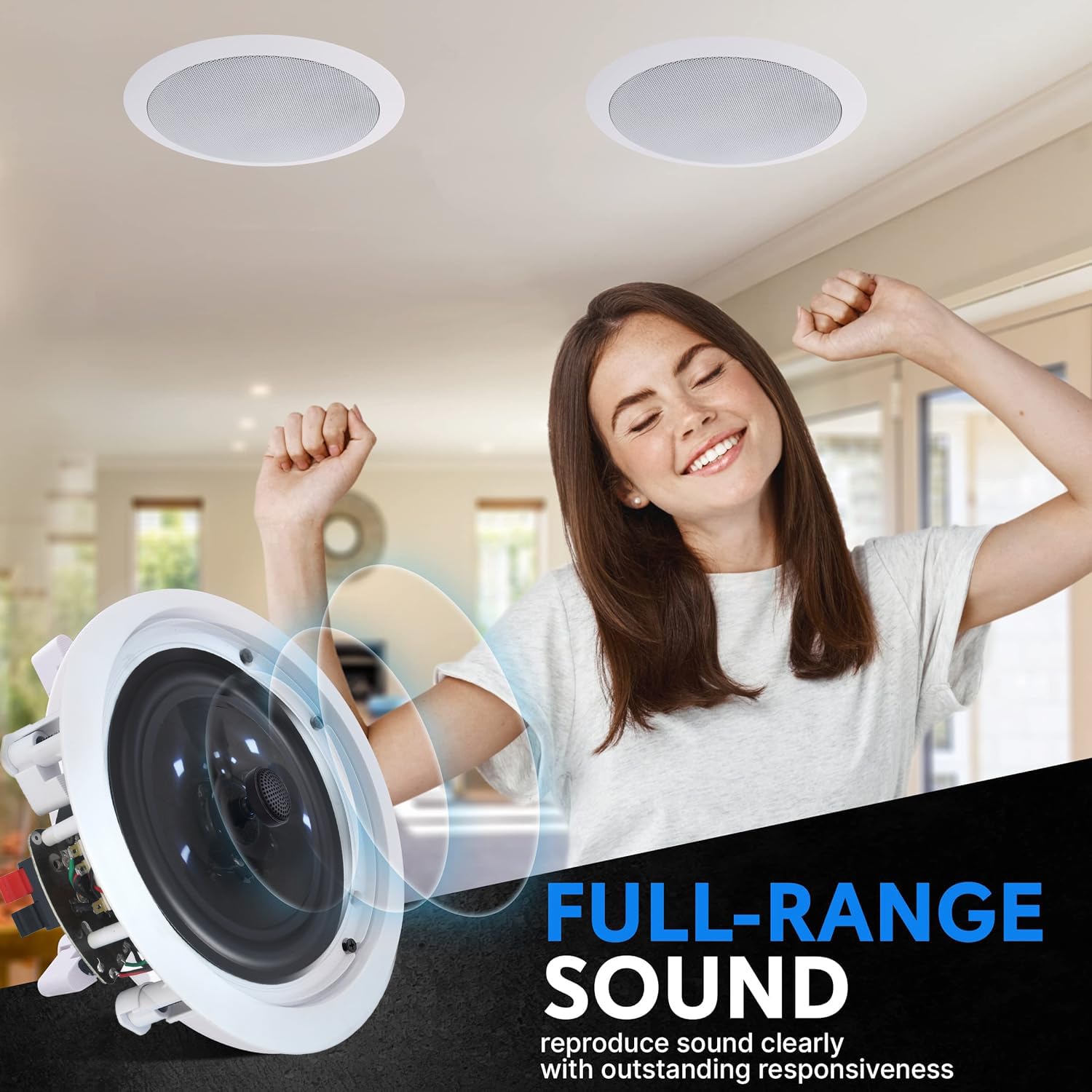 Technical Pro 1000W Bluetooth Home Theater System with 6x 5.25