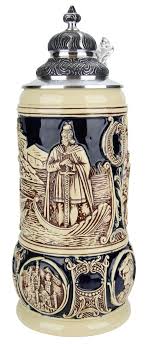 Authentic German Beer Steins - Handcrafted Limited Edition Collectible Drinking Mugs for Oktoberfest & Home Bar Decor - Perfect Gift for Beer Lovers & German Culture Enthusiasts