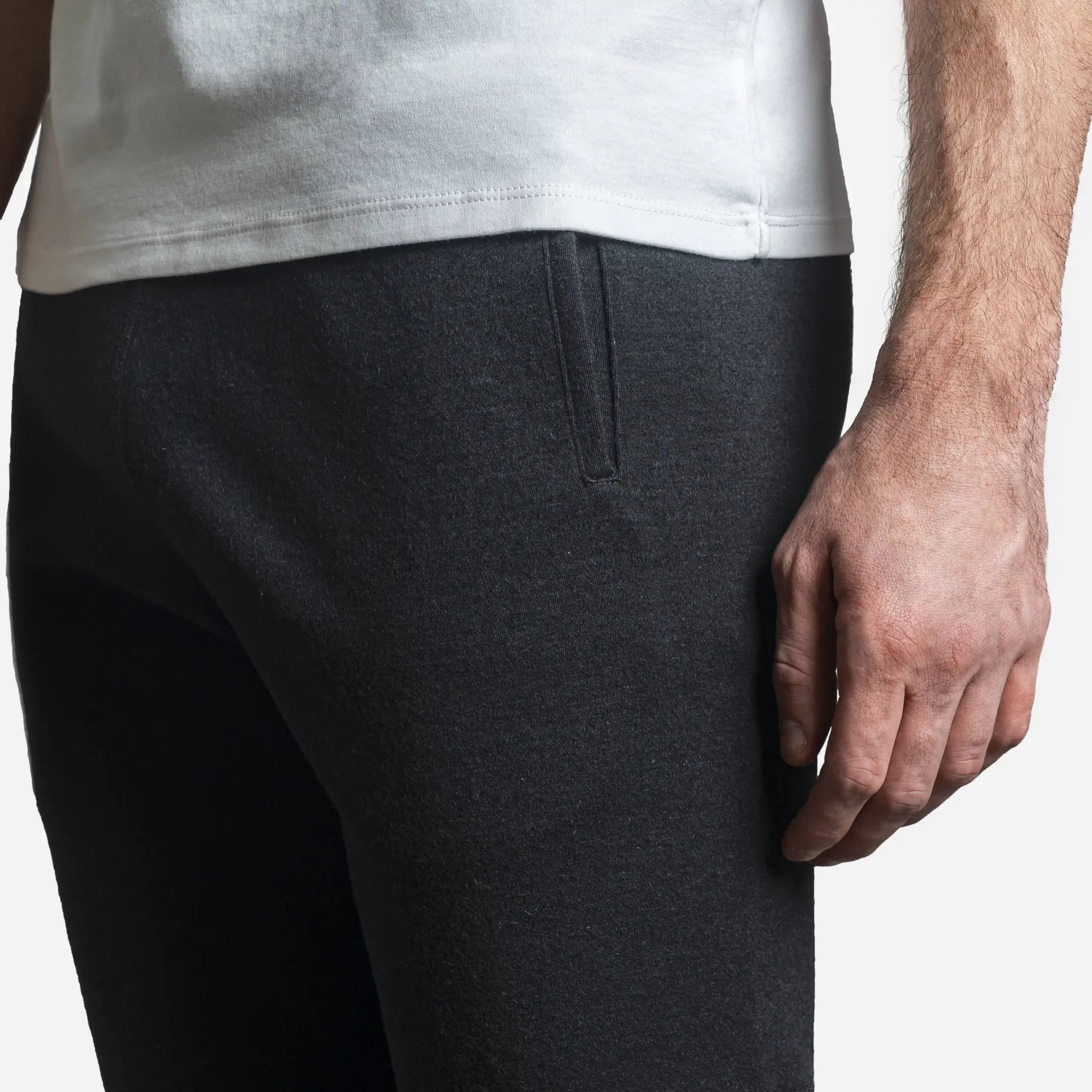 Premium Men's Alpaca Wool Sweatpants - 420 Midweight Fleece Joggers for Winter Comfort & Lounge Wear - Perfect for Home, Travel & Outdoor Activities