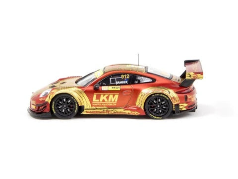 Tarmac Works 1:64 Scale Porsche 911 GT3 R Diecast Model Car - Macau GT Cup FIA GT World Cup 2018 #912 - Perfect for Collectors, Display, and Racing Enthusiasts