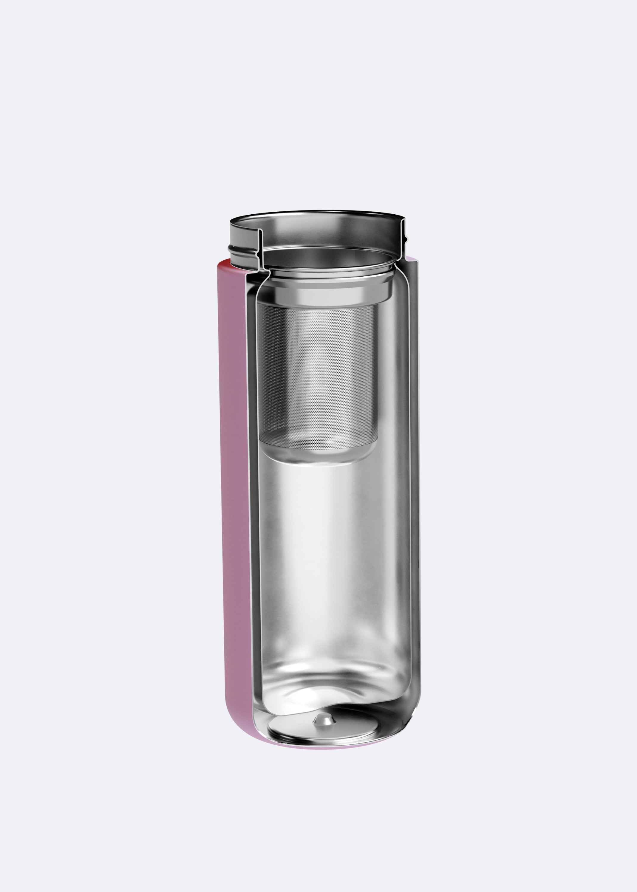 BetterMe Pink Water Bottle - 32oz Leakproof BPA-Free Insulated Stainless Steel Tumbler for Gym, Office & Outdoor Activities