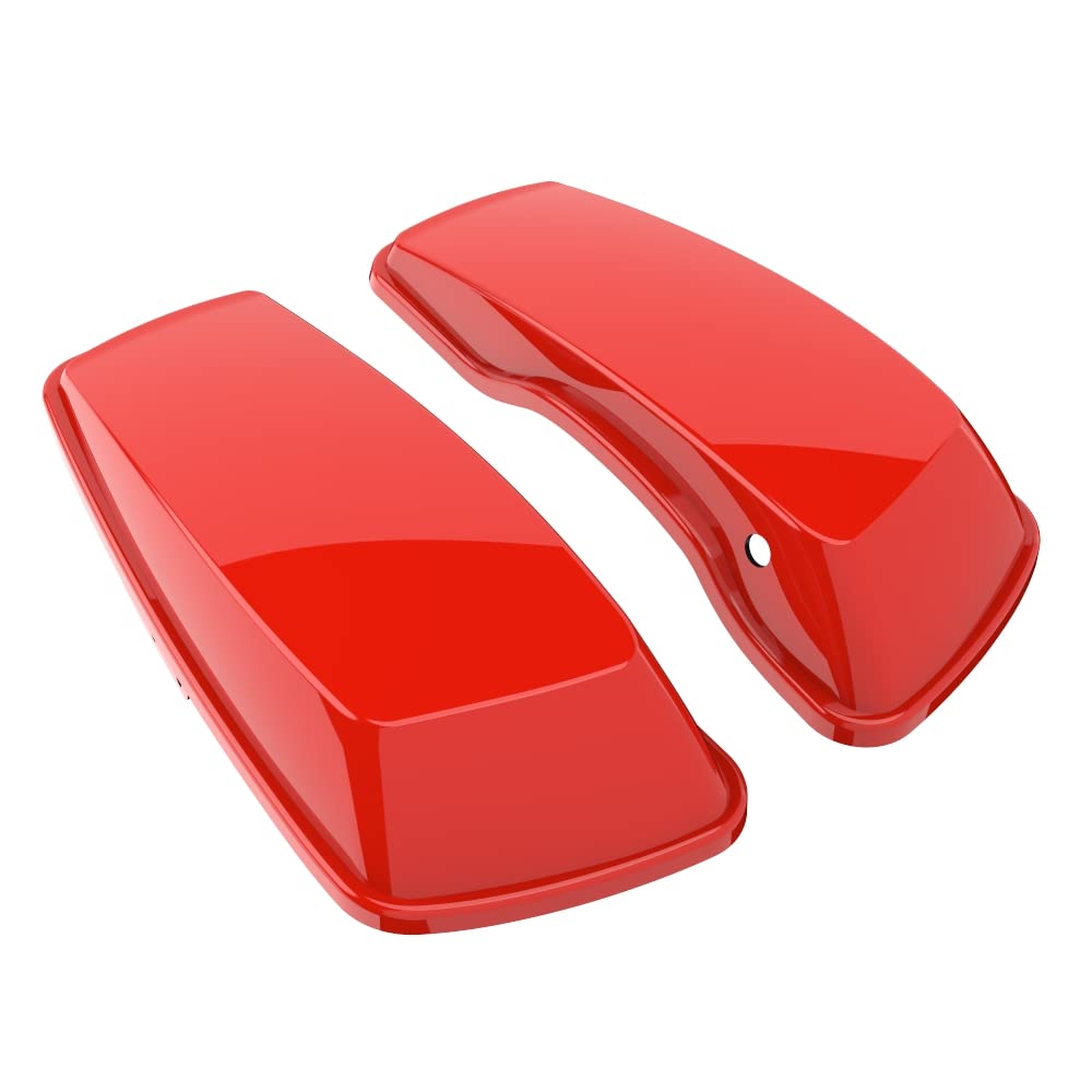 Advanblack Motorcycle Saddlebag Lids for Harley-Davidson Touring Models - Compatible with Road Glide, Street Glide Special, Road King (2014-2023) | Durable Replacement Covers for Long Rides & Custom Bike Upgrades