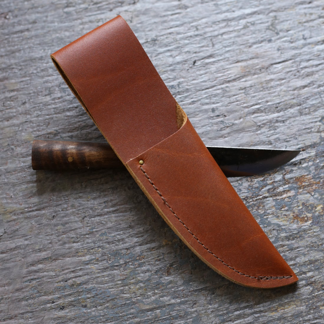 Premium Leather Sheath for Paring & Patch Knives - Secure Storage & Protection for Outdoor, Camping & Kitchen Knives