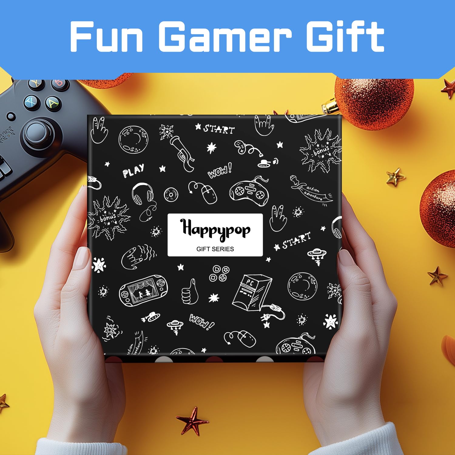 Best Gaming Socks for Gamer Lovers - Cool Novelty Video Game Socks for Teen Boys & Men - Perfect Gift for Gamers, Birthday & Christmas Presents - Great for Gaming Sessions, Lounge Wear & Cosplay