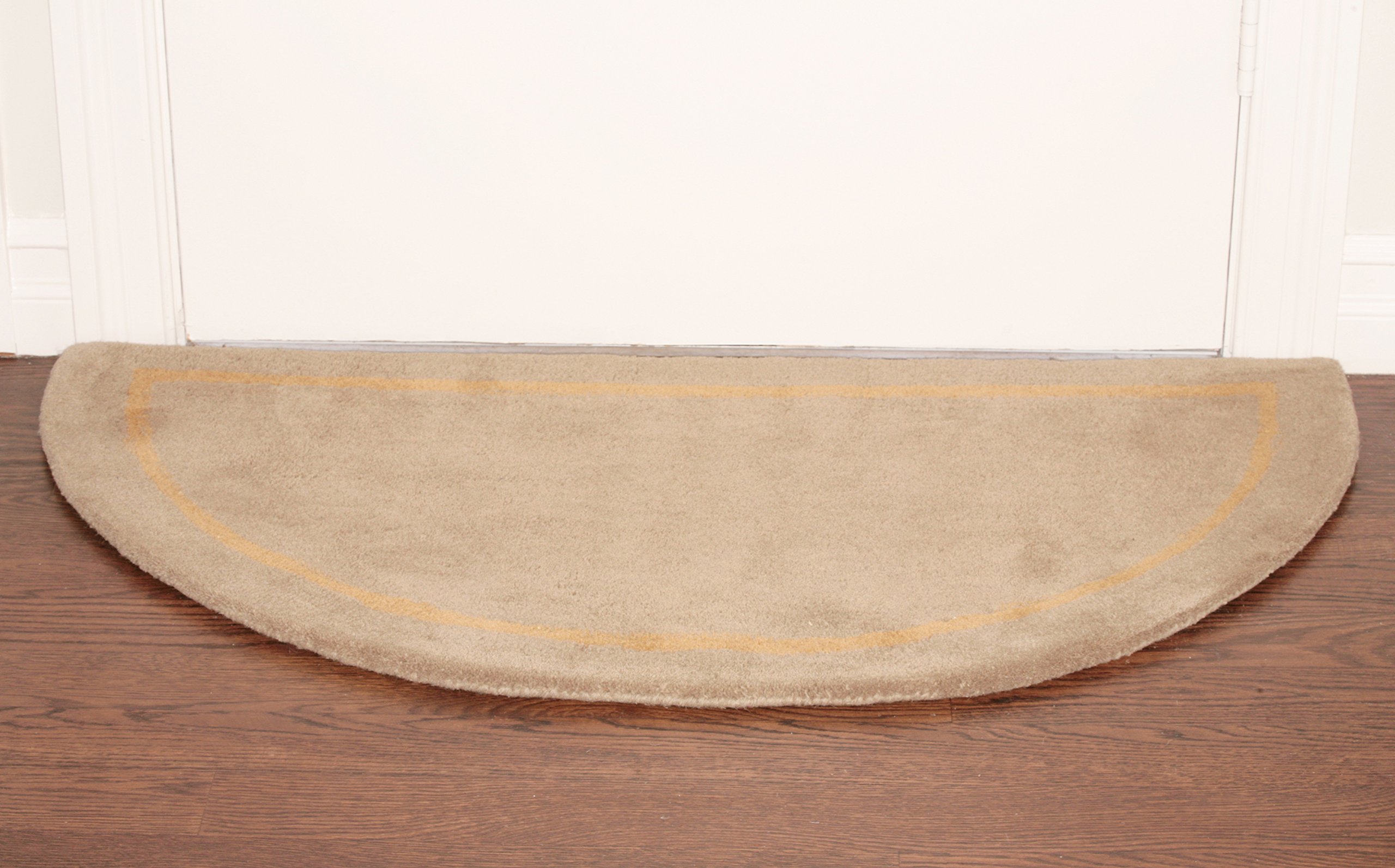 Premium Hand-Tufted Wool Half Circle Entryway Rug - 44