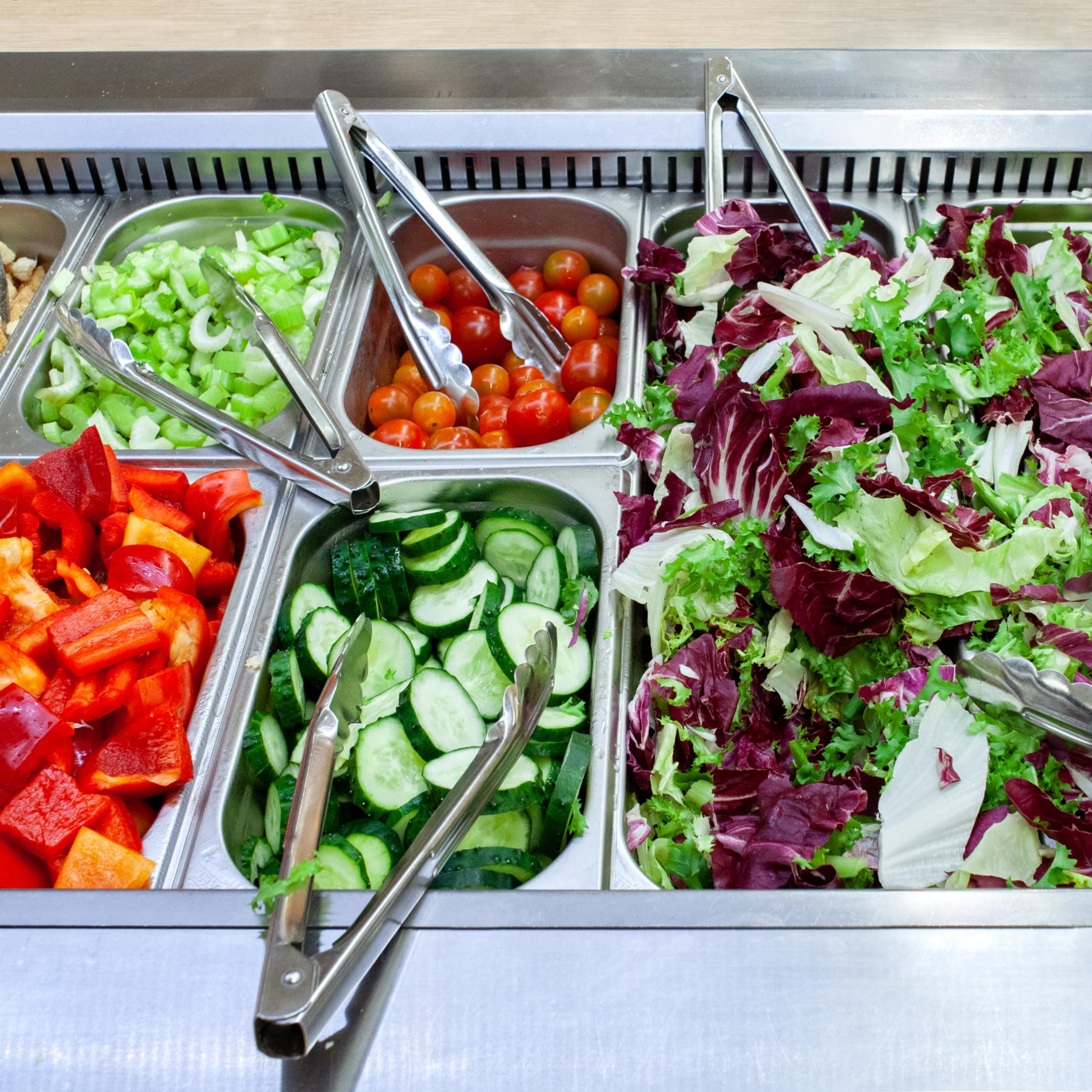 FSE 1/2 Size Long Stainless Steel Steam Table Pan Covers with Handles - NSF Certified, Dishwasher Safe (Set of 12) - Perfect for Commercial Kitchens, Buffets & Food Service
