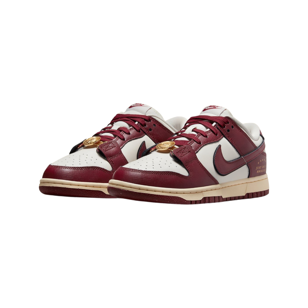 Nike Women's Dunk Low Sneakers - Team Red & Sail White Colorway | Casual Wear, Street Style & Everyday Comfort