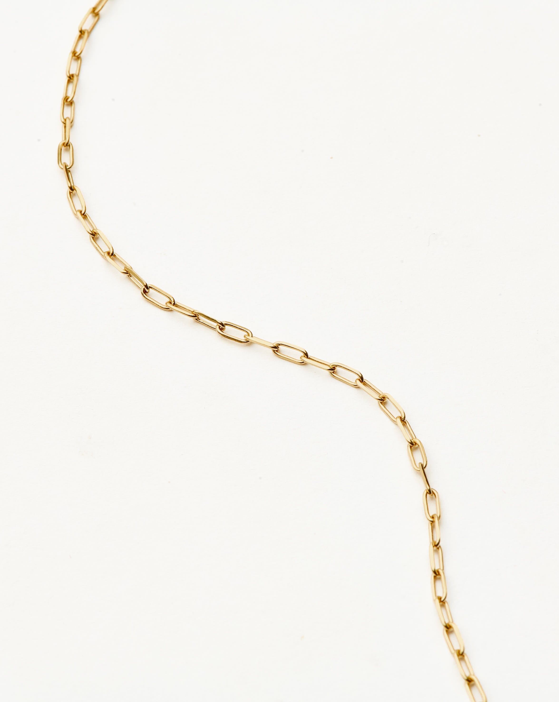 14ct Solid Gold Paperclip Chain Necklace - Classic & Elegant Jewelry for Women | Perfect for Everyday Wear, Layering & Special Occasions