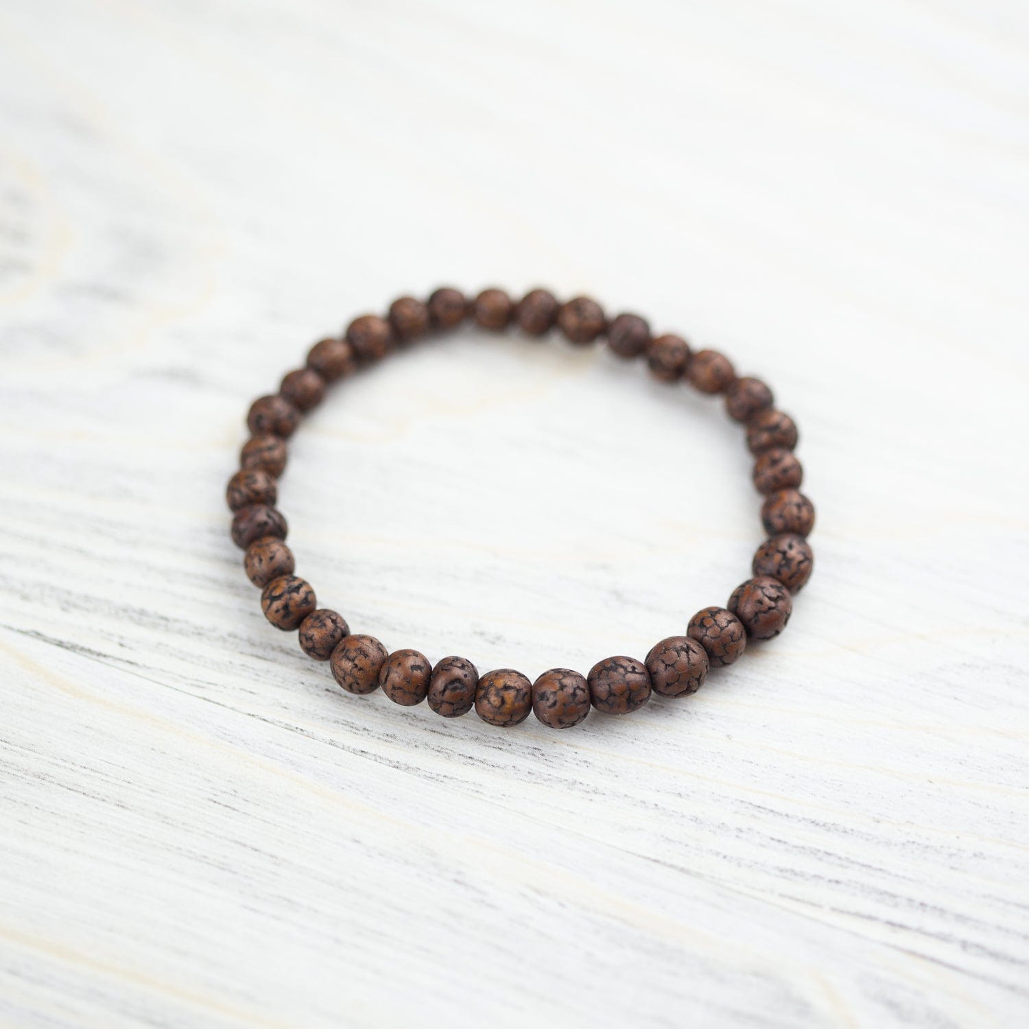 Authentic Rudraksha Seed Bracelet for Healing & Meditation - Spiritual Protection & Stress Relief - Perfect for Yoga, Mindfulness & Daily Wear
