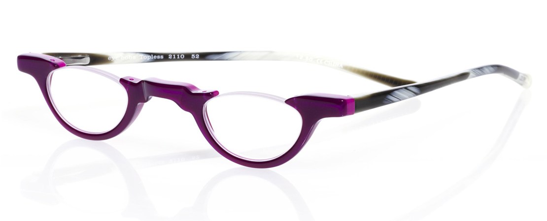 Trendy Prescription Glasses for Women & Men - Stylish Topless Frame Eyewear for Reading, Driving & Everyday Use