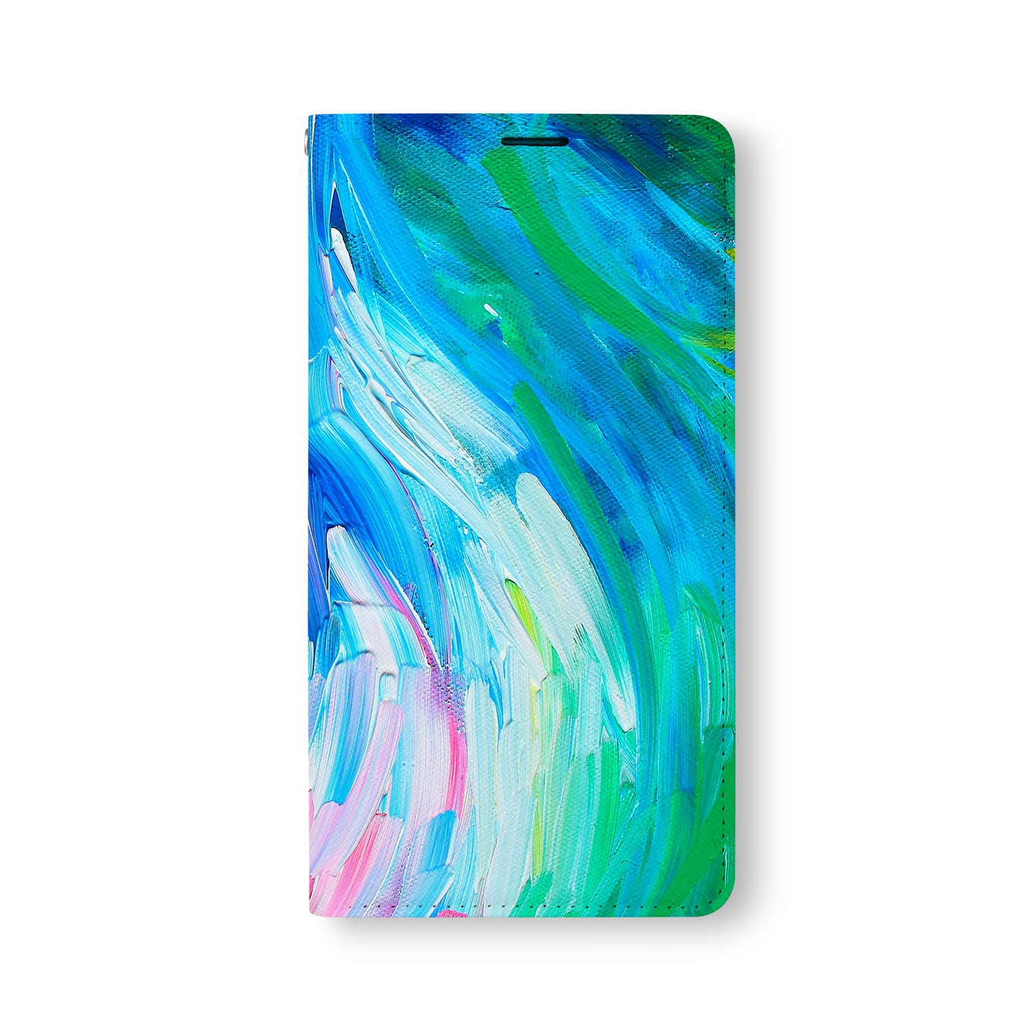 Samsung Wallet with Abstract Painting Design - Slim RFID Blocking Card Holder for Men & Women - Perfect for Travel, Business, and Everyday Use