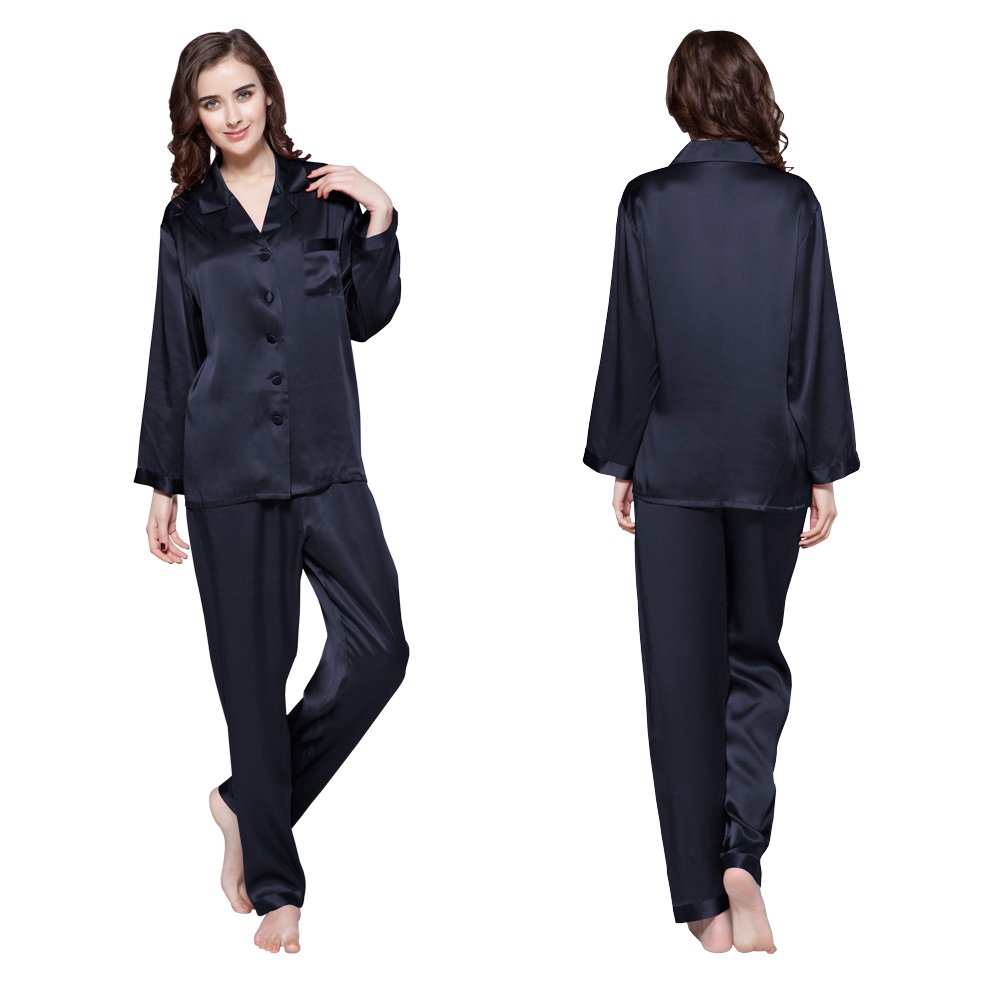 LilySilk Women's Classic Silk Blouse - Elegant Long Sleeve Shirt for Work & Formal Occasions | Perfect for Office, Business Meetings & Special Events