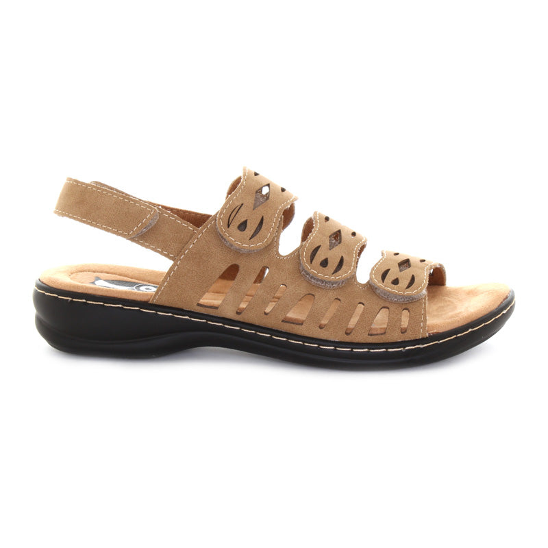 Women's Comfortable Dolly Sandals with Adjustable Back Strap - Casual Summer Shoes for Beach, Walking & Outdoor Activities