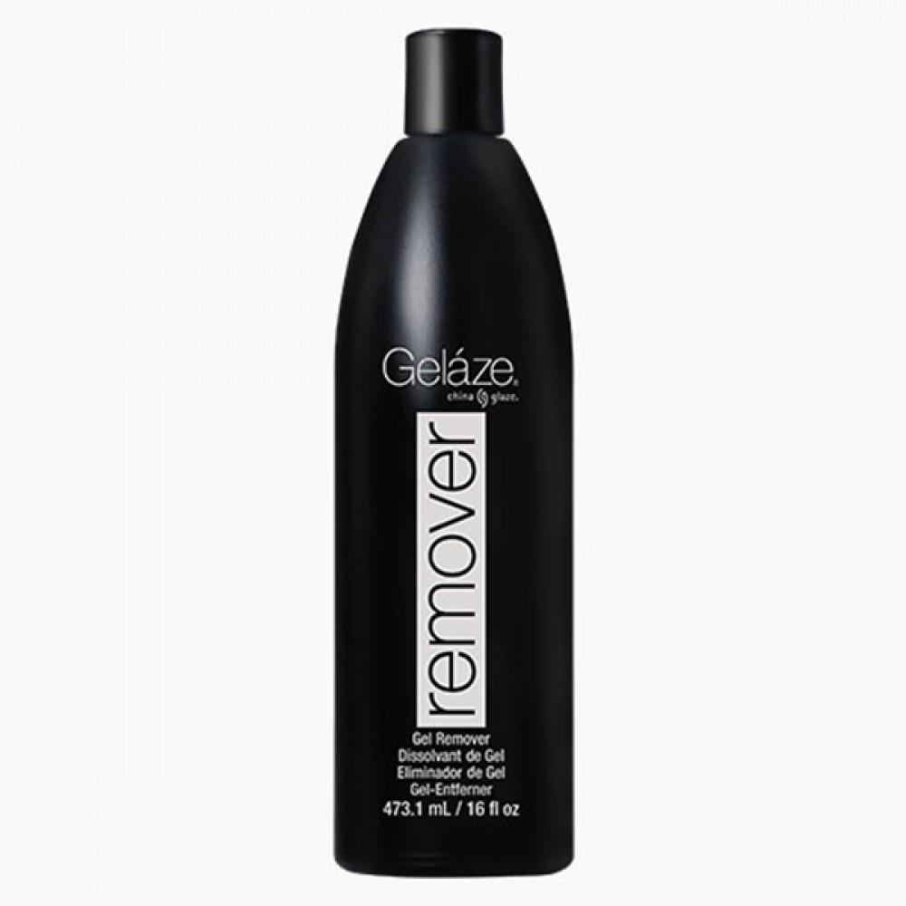 China Glaze Gelaze Nail Polish Remover - 16 Fl oz (473ml) for Professional & At-Home Manicures - Fast & Gentle Nail Polish Removal for Gel & Regular Polish
