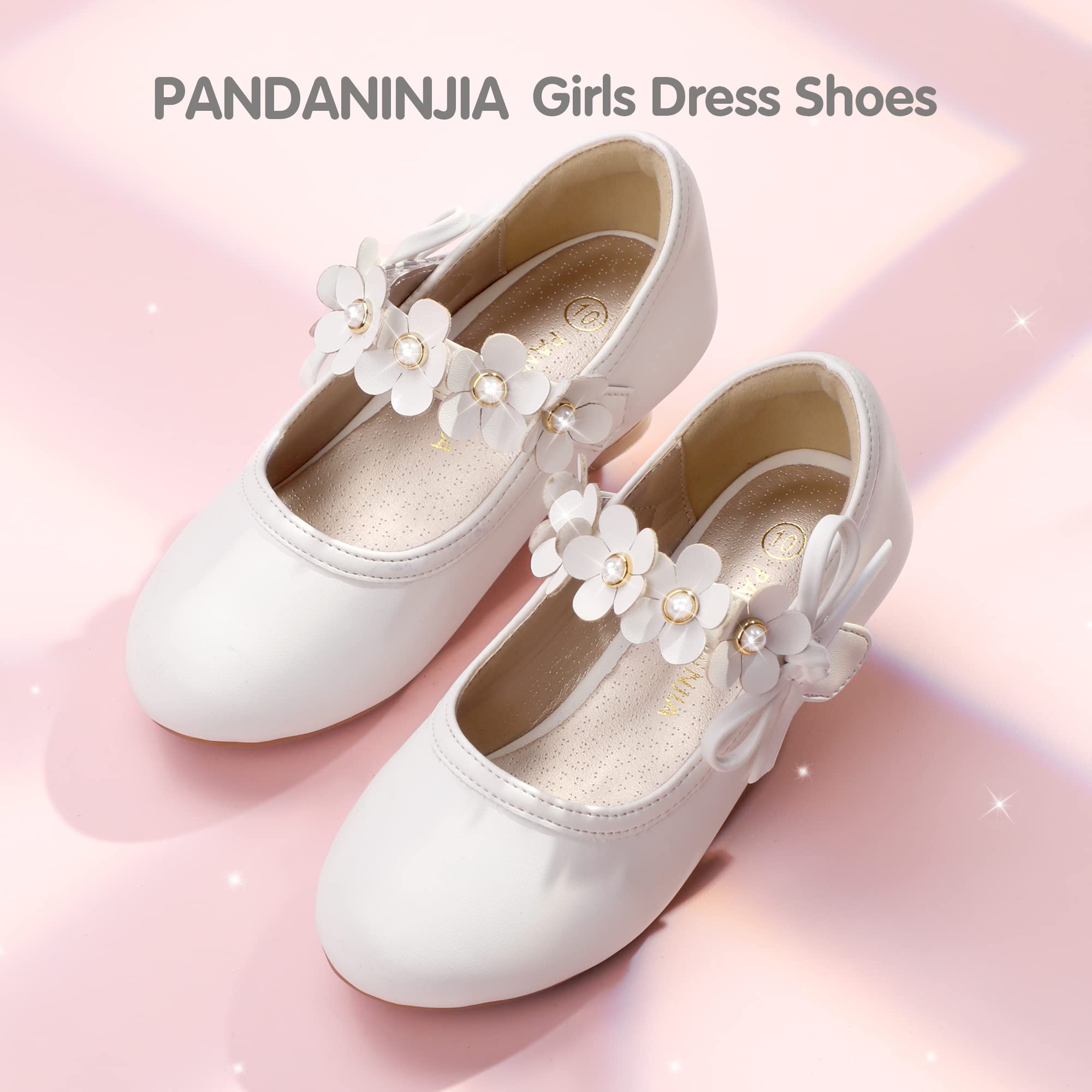 Girls Mary Jane Dress Shoes for Wedding & School Party
