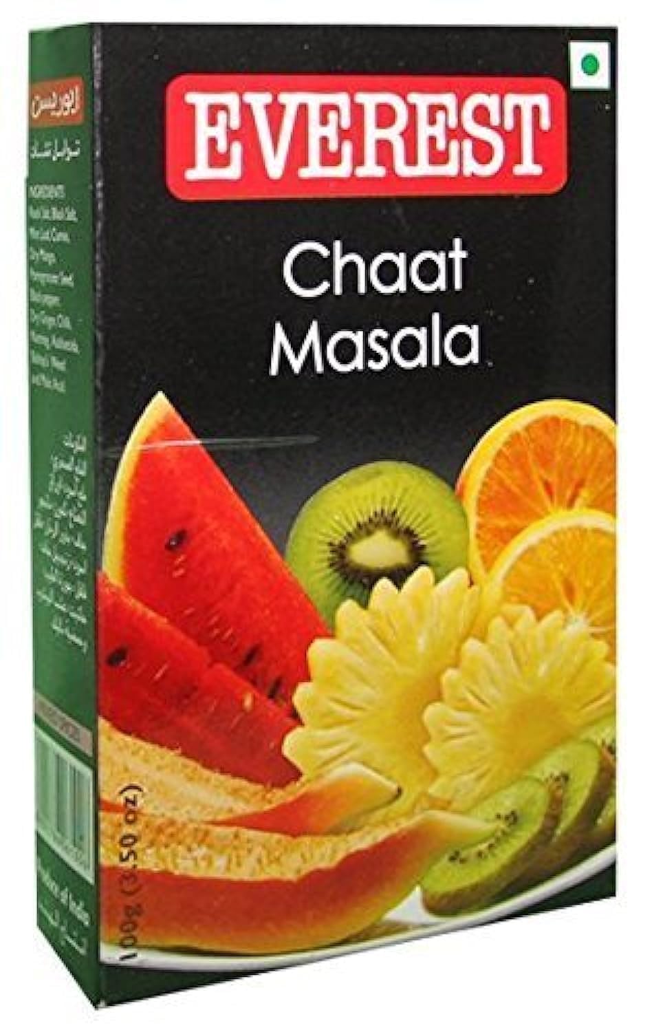 Everest Chaat Masala Powder - 100g | Authentic Indian Spice Blend for Salads, Sandwiches, Fruits, Chips & Snacks | Perfect for Home Cooking, Party Platters & Street Food Flavors