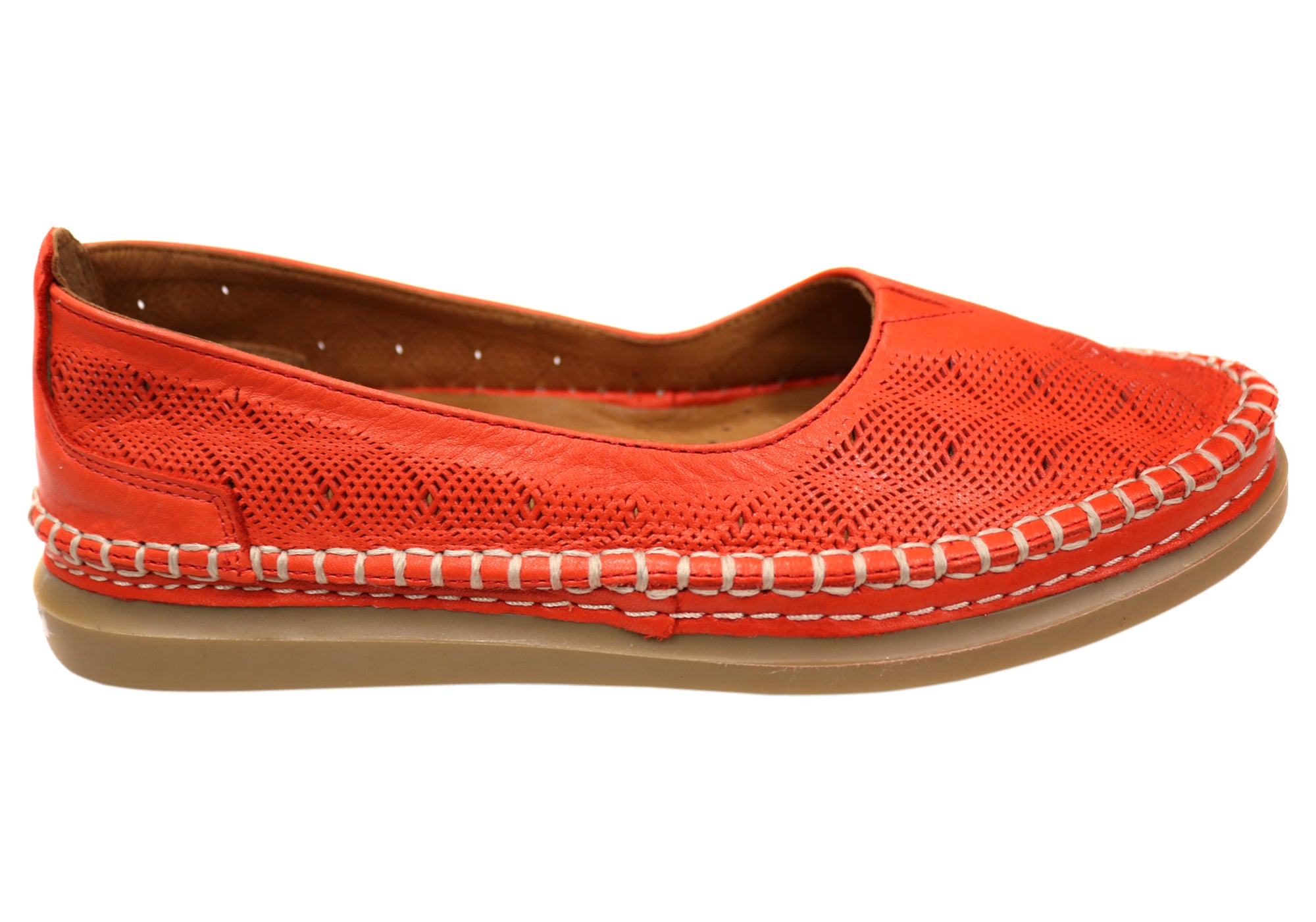 Orizonte Talli Women's Comfortable Soft Leather Shoes - European Style for Walking, Work & Casual Wear