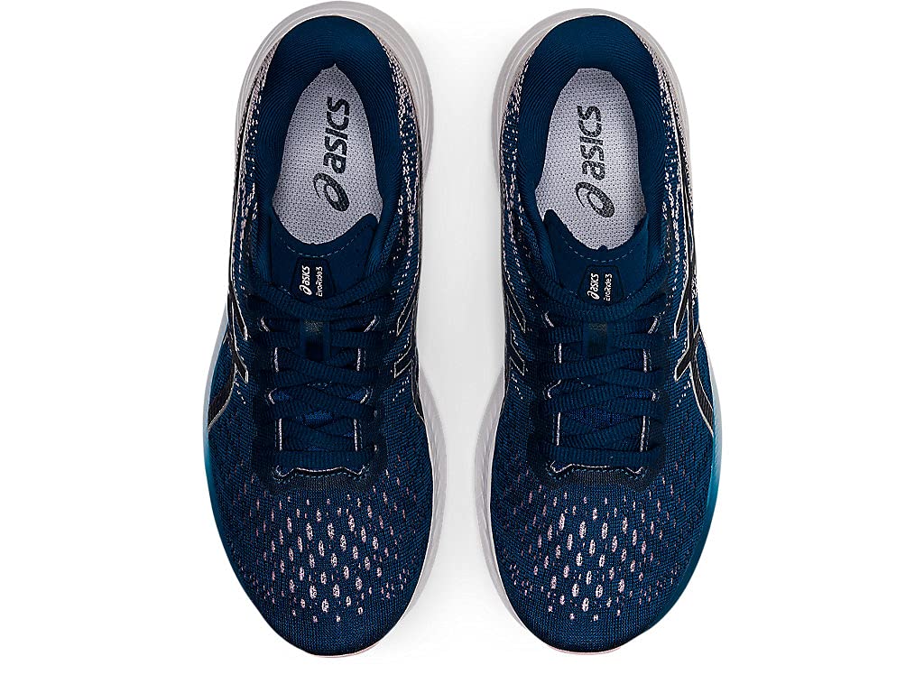 ASICS Women's EvoRide 3 Running Shoes - Lightweight & Cushioned for Road Running, Gym Workouts & Daily Wear - Size 7 - MAKO Blue/Pure Silver
