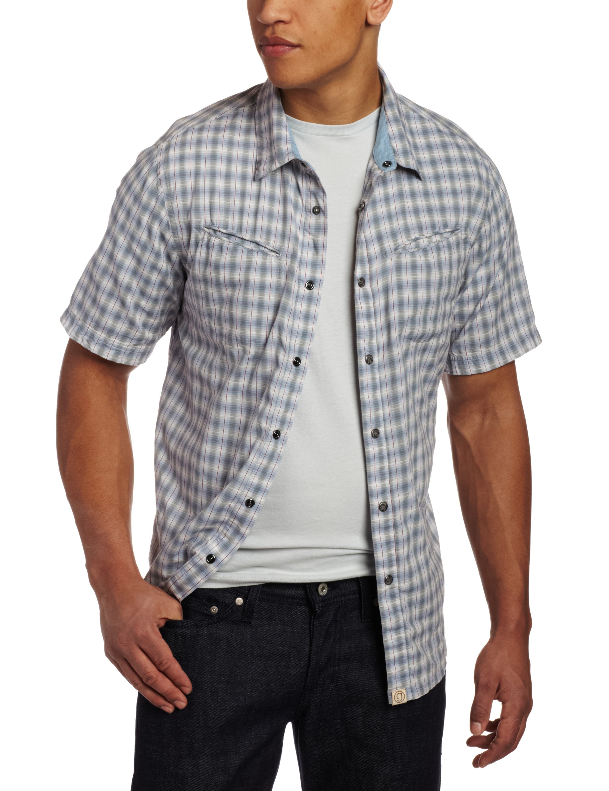 Gramicci Men's Red Rock Shirt - Lightweight Outdoor Button-Up Shirt for Hiking, Camping & Casual Wear