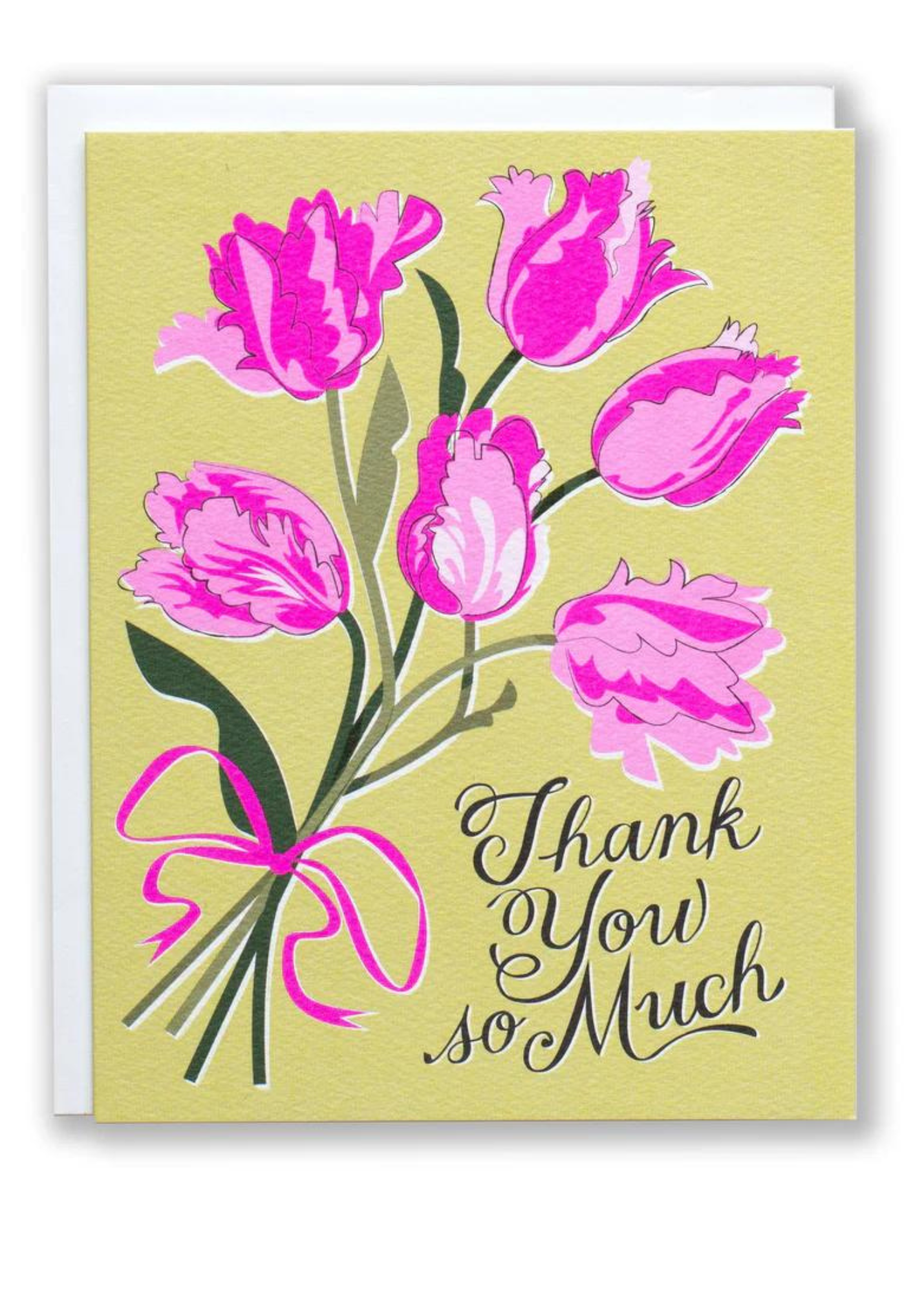Beautiful Thank You Tulips Greeting Card - Perfect for Birthdays, Anniversaries & Appreciation Gifts