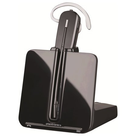 Poly CS540 Wireless DECT Headset with Lifter - Single Ear (Mono) Convertible Headset (3 Wearing Styles) - Noise Canceling Microphone for Desk Phone - Office & Call Center Use