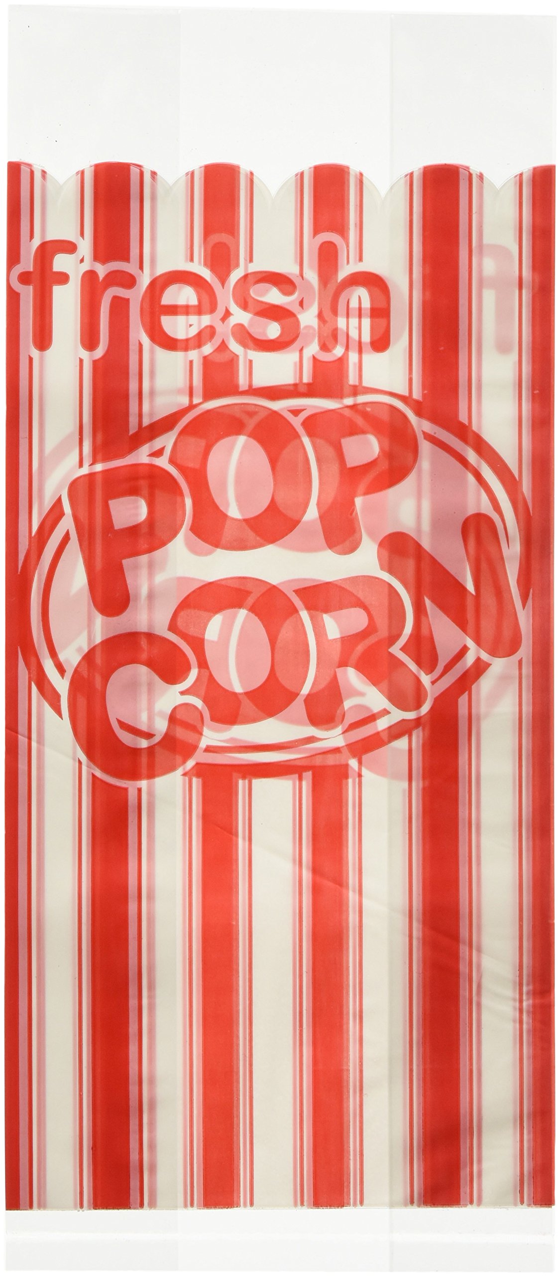 Beistle 15-Pack Premium Popcorn Bags for Movie Nights, Parties & Events - Large 8oz Concession Stand Style Snack Bags for Theater, Carnival & Home Use