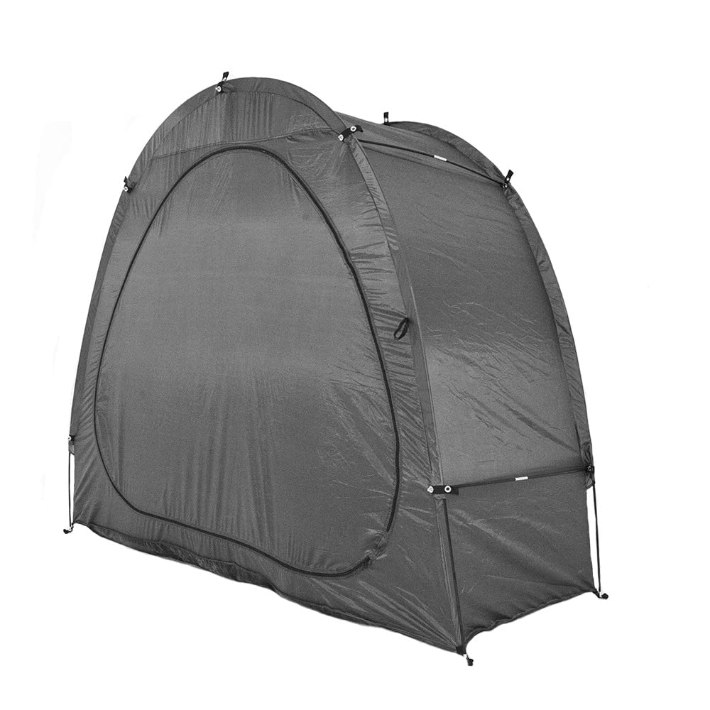 Portable Bike Storage Tent - Outdoor Foldable Bike Shed Cover for 1 Bicycle, Waterproof Garden Shelter for Patio, Yard & Garage (Black) | Perfect for Backyard, Camping & Seasonal Bike Protection