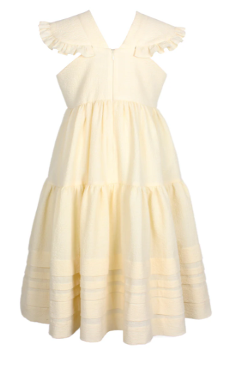 JESSIE & JAMES Coral Dress for Girls (Size 4-14 Years) - Perfect for Birthday Parties, School Events & Summer Vacations