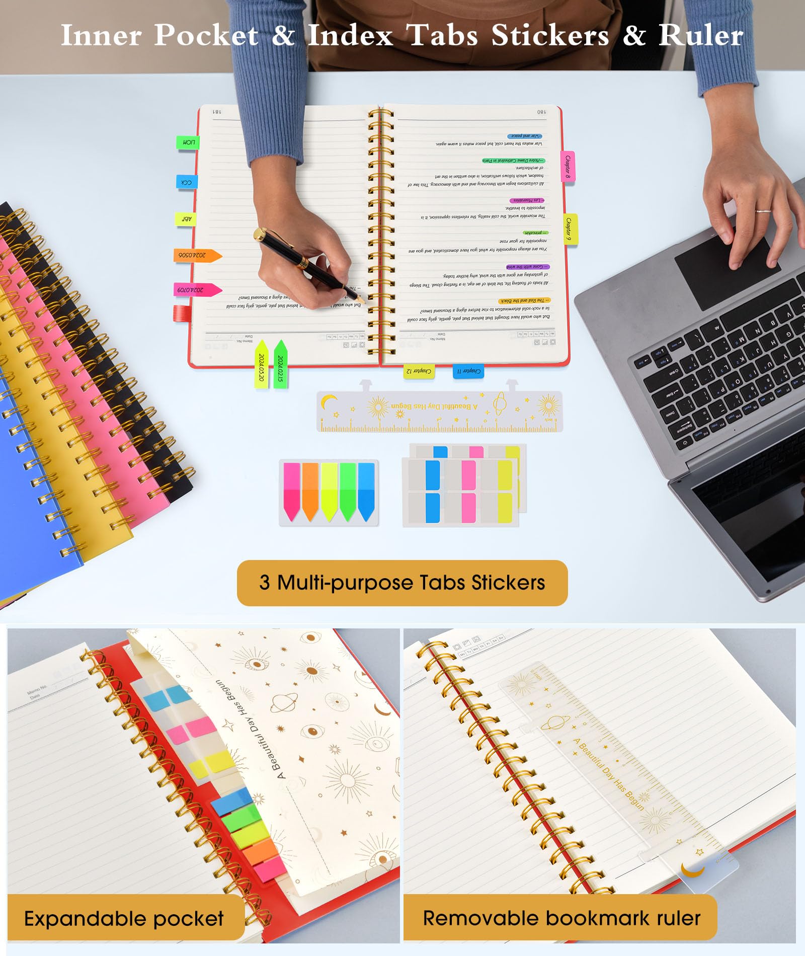 Premium A5 Spiral Notebook - 5.8
